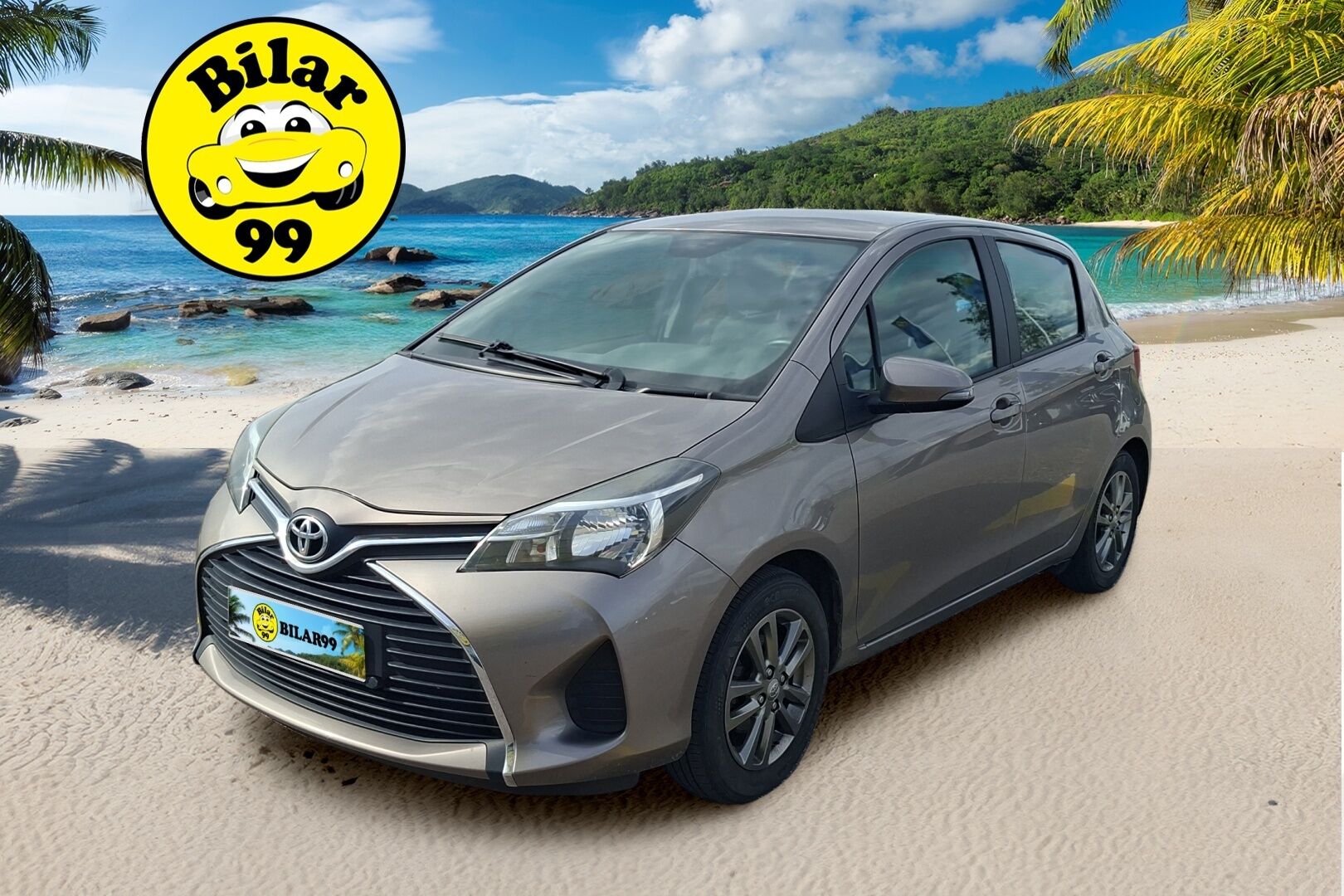Toyota Yaris 2015 1,33 Dual VVT-i Active 5ov - | 2x renkaat | Navi | Suomi-auto |