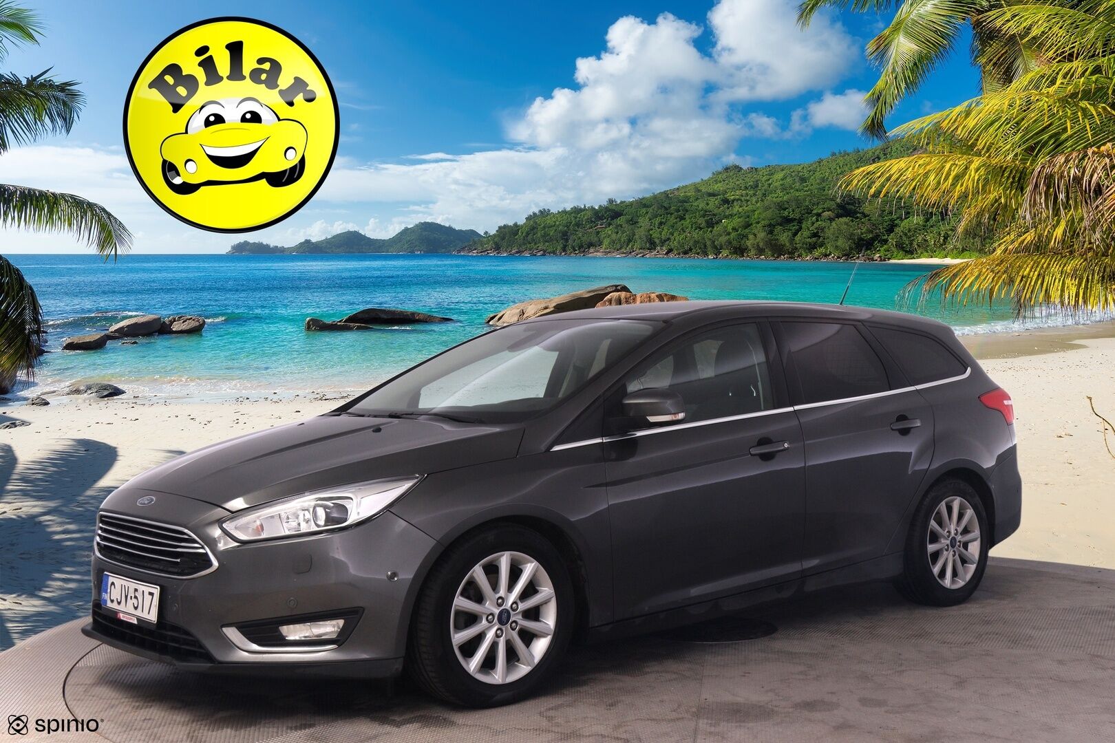 Ford Focus 2015 1,5 TDCi 120 hv Start/stop PowerShift A6 Titanium Wagon - Myydään Huutokaupat.com - | Suomi-auto | Ei Adblue | Vetokoukku | Ratin. lämm | Lämm. tuulilasi | P.kamera | Vakkari | Lohkolämmitin | Tutkat | Xenon | Metalliväri |