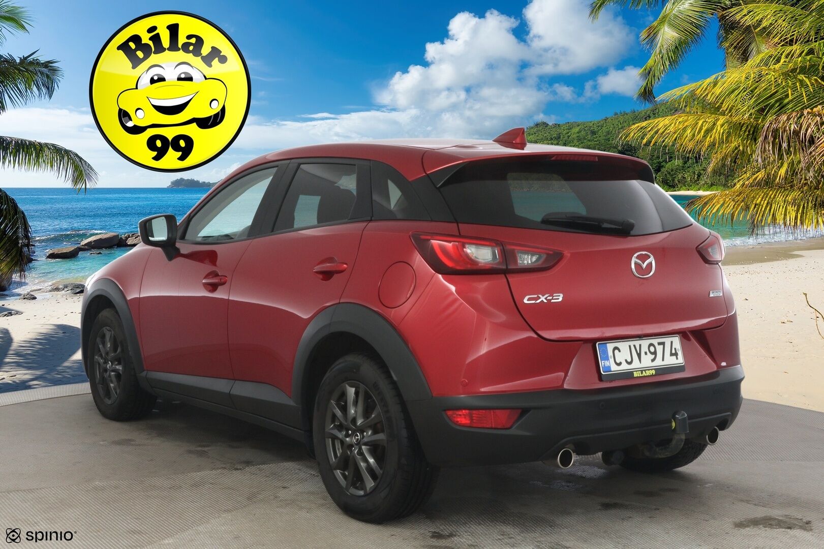 Mazda CX-3 2015 2,0 (120) SKYACTIV-G Premium Plus 6AT EC2 *Suomi-auto / Lohko / P.Kamera / Navi* - *LED / Tutkat / Kaistavahti*