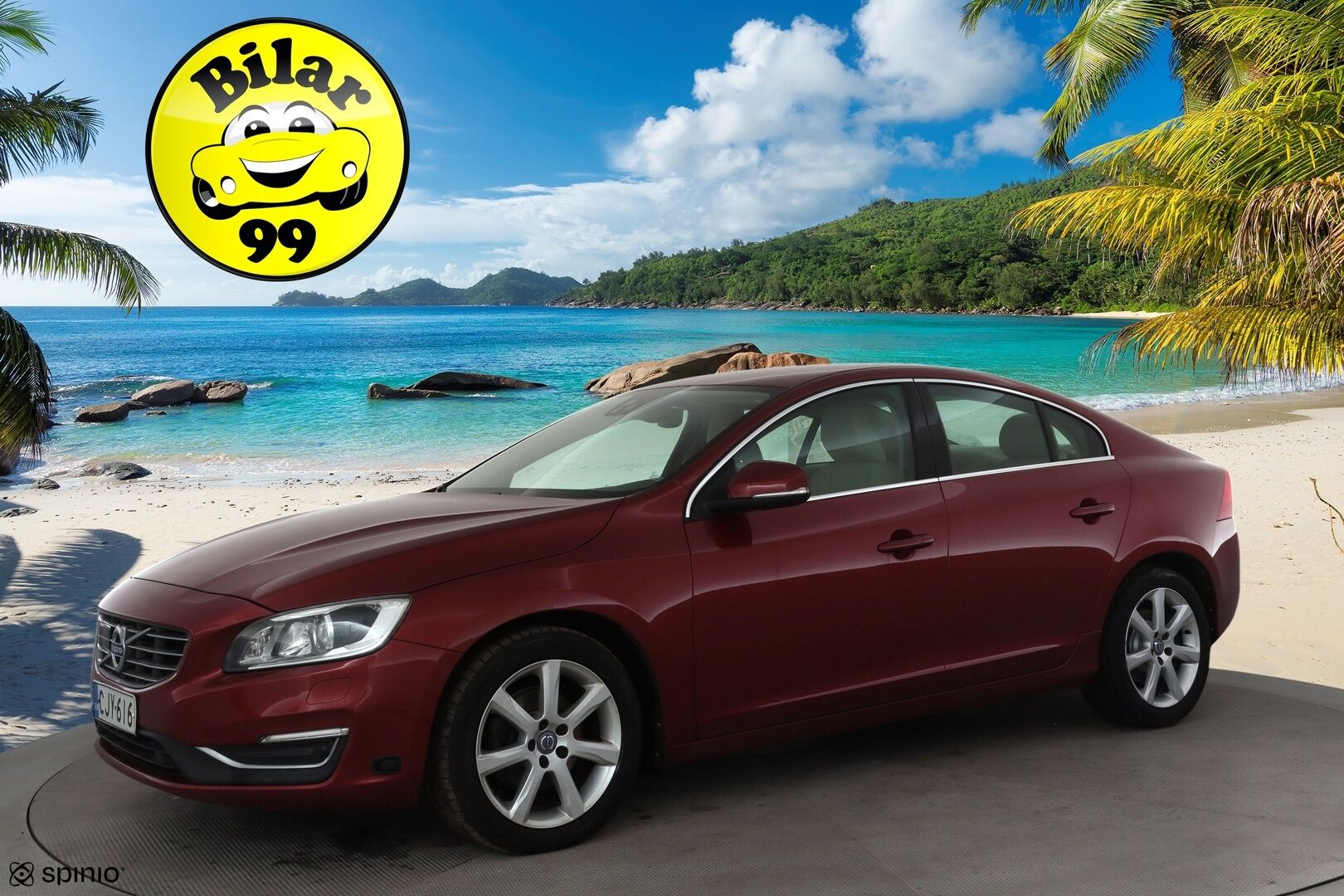 Volvo S60 2016 D4 Business Summum aut * ACC / P.kamera / Aktiiv.Xenon / Webasto / Muistipenkki / Koukku / Navi / H&K / Vaaleat nahat * - Suomi-auto / Kahdet renkaat aluvanteilla / Huippuvarusteet