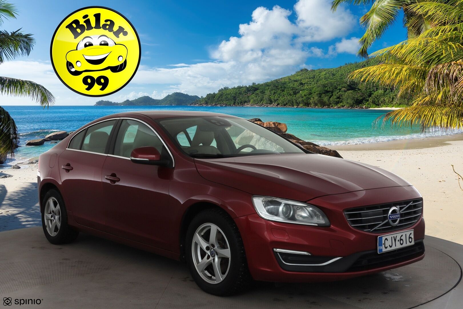 Volvo S60 2016 D4 Business Summum aut * ACC / P.kamera / Aktiiv.Xenon / Webasto / Muistipenkki / Koukku / Navi / H&K / Vaaleat nahat * - Suomi-auto / Kahdet renkaat aluvanteilla / Huippuvarusteet