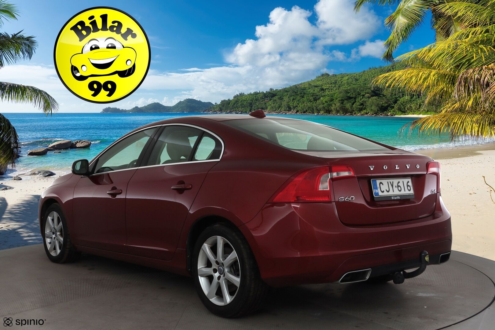 Volvo S60 2016 D4 Business Summum aut * ACC / P.kamera / Aktiiv.Xenon / Webasto / Muistipenkki / Koukku / Navi / H&K / Vaaleat nahat * - Suomi-auto / Kahdet renkaat aluvanteilla / Huippuvarusteet