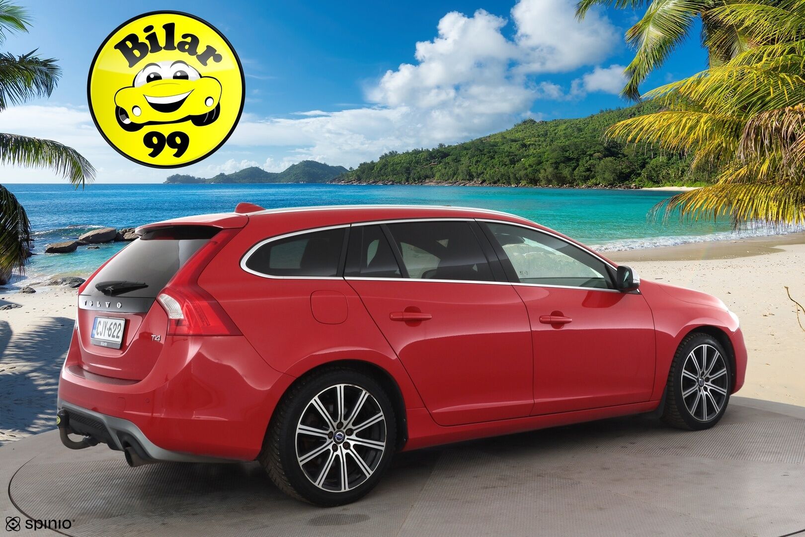 Volvo V60 2016 T4 R-Design aut * Vakkari / P.tutkat / Webasto / Navi / Muistipenkki / Koukku / Kaarrevalot / Digimittaristo * - Suomi-auto / Merkkihuollettu