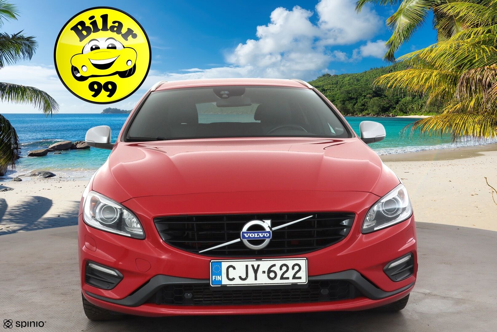 Volvo V60 2016 T4 R-Design aut * Vakkari / P.tutkat / Webasto / Navi / Muistipenkki / Koukku / Kaarrevalot / Digimittaristo * - Suomi-auto / Merkkihuollettu