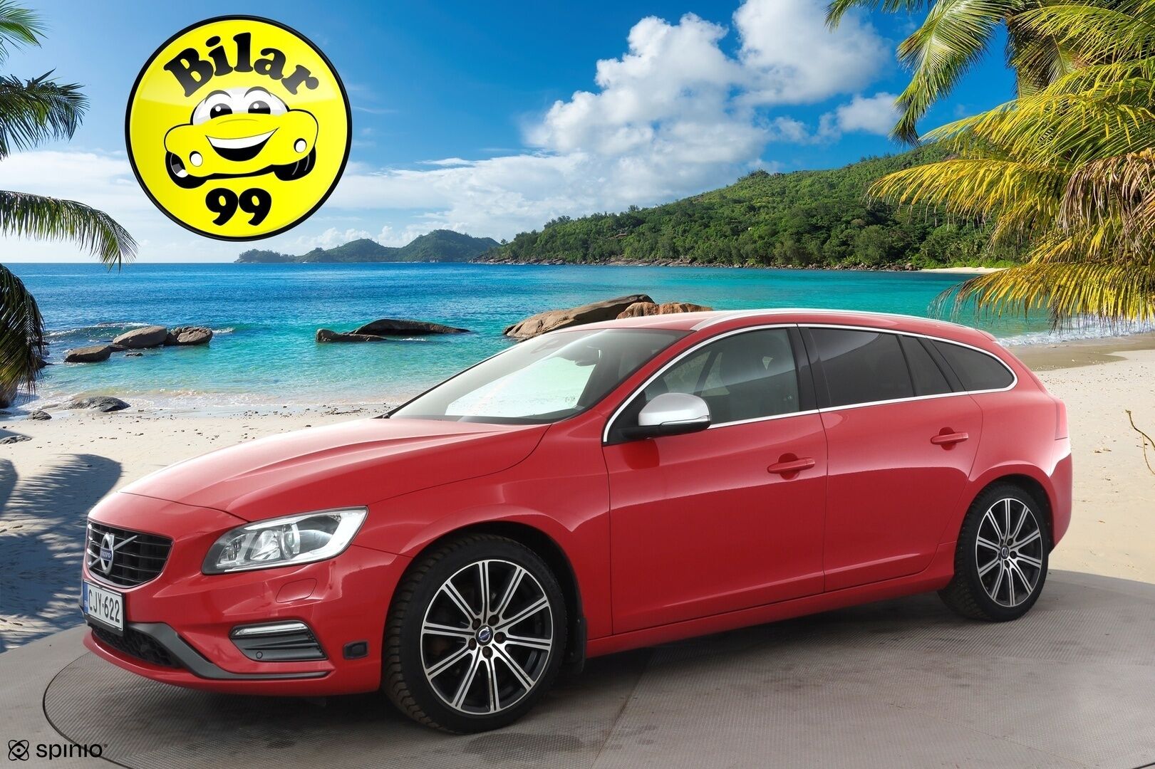 Volvo V60 2016 T4 R-Design aut * Vakkari / P.tutkat / Webasto / Navi / Muistipenkki / Koukku / Kaarrevalot / Digimittaristo * - Suomi-auto / Merkkihuollettu