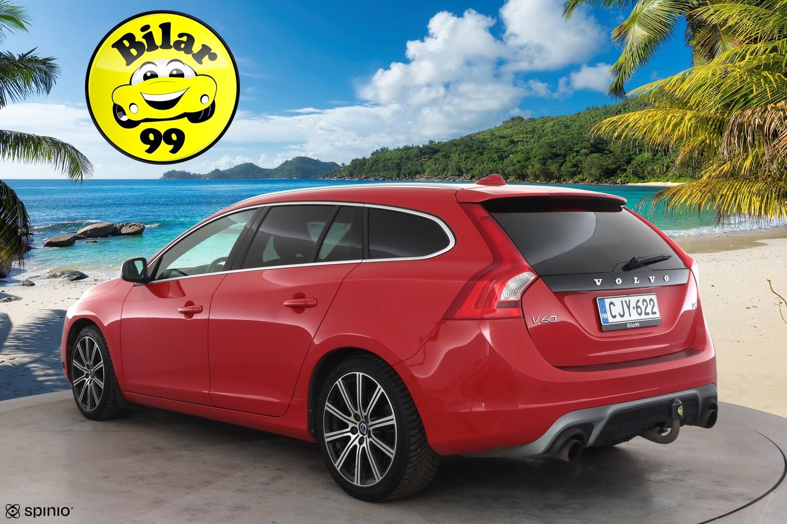 Volvo V60 2016 T4 R-Design aut * Vakkari / P.tutkat / Webasto / Navi / Muistipenkki / Koukku / Kaarrevalot / Digimittaristo * - Suomi-auto / Merkkihuollettu