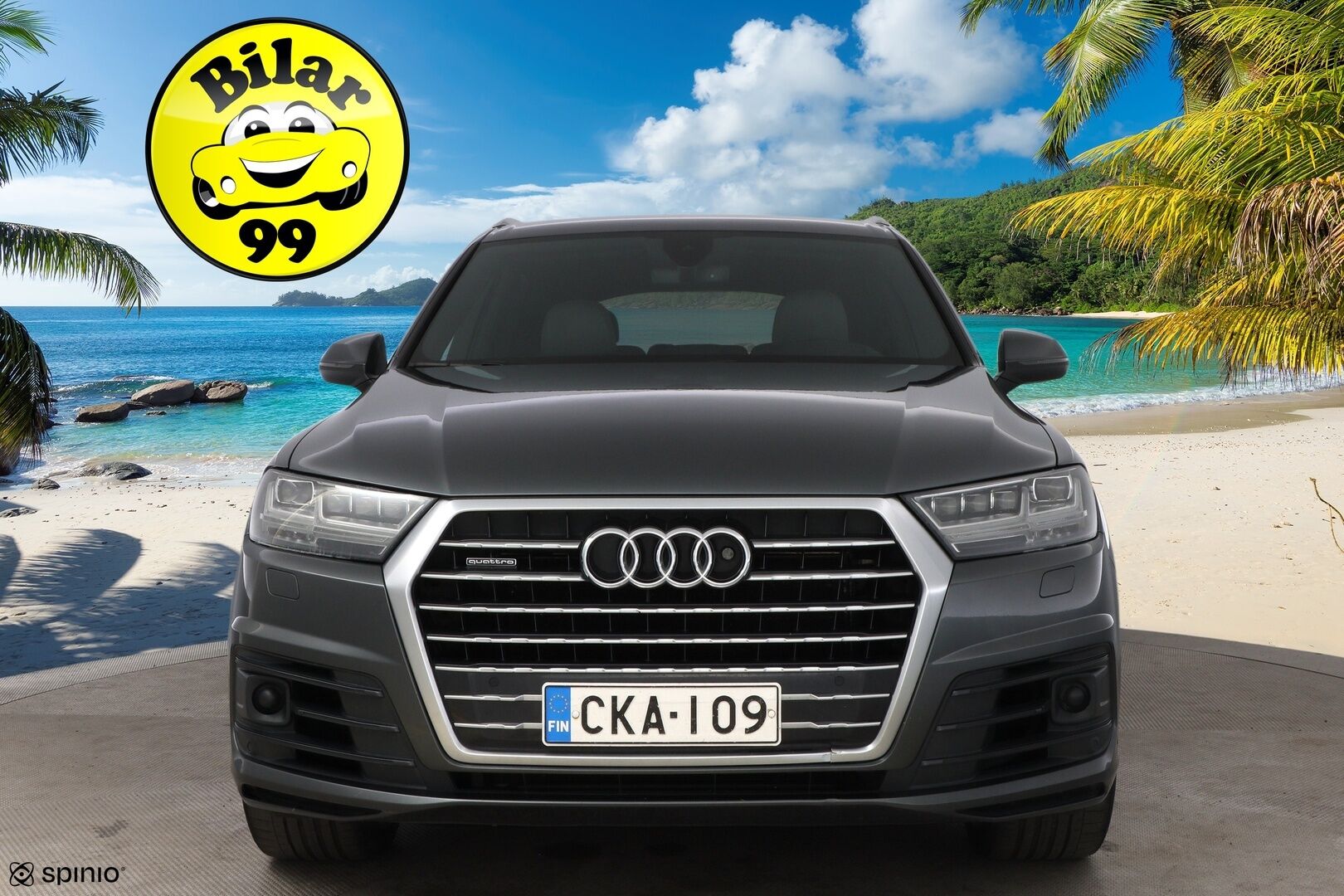 Audi Q7 2016 3,0 V6 TDI 200 kW quattro tiptronic S line 7-Paikkainen - 3,99 % KORKOTARJOUS TÄHÄN AUTOON 31.8. ASTI! - Webasto / Adapt.Vakkari / Night Vision / Bose Surround / Digital Cockpit / Nahkasisusta / 7P / Peruutuskamera / Matrix LED / Vetokoukku / VARUSTELTU