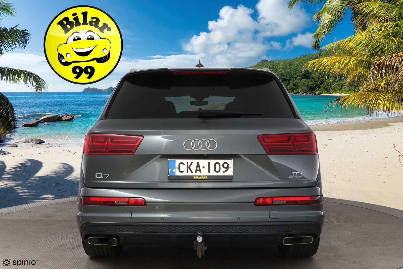 Audi Q7 2016 3,0 V6 TDI 200 kW quattro tiptronic S line 7-Paikkainen - 3,99 % KORKOTARJOUS TÄHÄN AUTOON 31.8. ASTI! - Webasto / Adapt.Vakkari / Night Vision / Bose Surround / Digital Cockpit / Nahkasisusta / 7P / Peruutuskamera / Matrix LED / Vetokoukku / VARUSTELTU