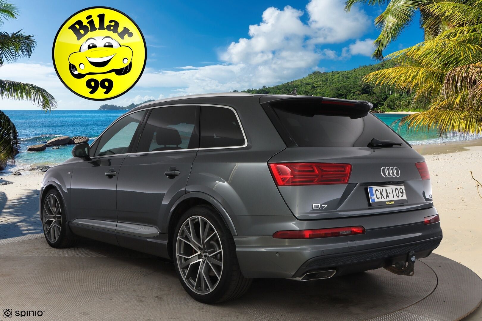 Audi Q7 2016 3,0 V6 TDI 200 kW quattro tiptronic S line 7-Paikkainen - 3,99 % KORKOTARJOUS TÄHÄN AUTOON 31.8. ASTI! - Webasto / Adapt.Vakkari / Night Vision / Bose Surround / Digital Cockpit / Nahkasisusta / 7P / Peruutuskamera / Matrix LED / Vetokoukku / VARUSTELTU