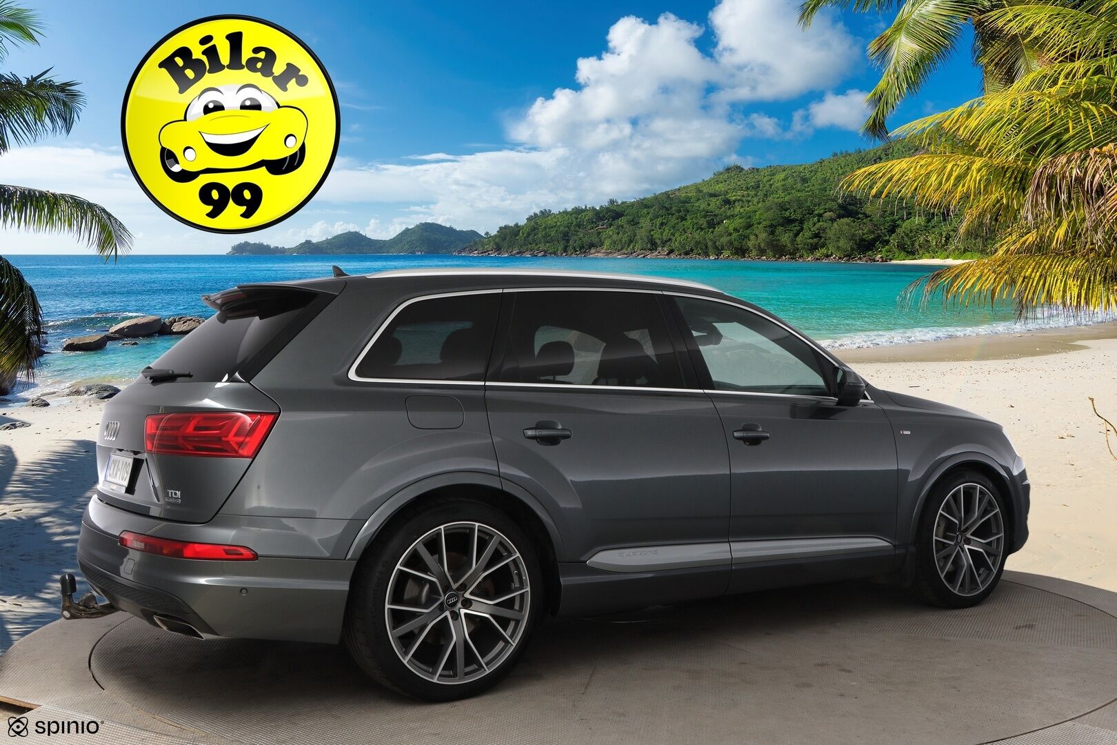 Audi Q7 2016 3,0 V6 TDI 200 kW quattro tiptronic S line 7-Paikkainen - 3,99 % KORKOTARJOUS TÄHÄN AUTOON 31.8. ASTI! - Webasto / Adapt.Vakkari / Night Vision / Bose Surround / Digital Cockpit / Nahkasisusta / 7P / Peruutuskamera / Matrix LED / Vetokoukku / VARUSTELTU