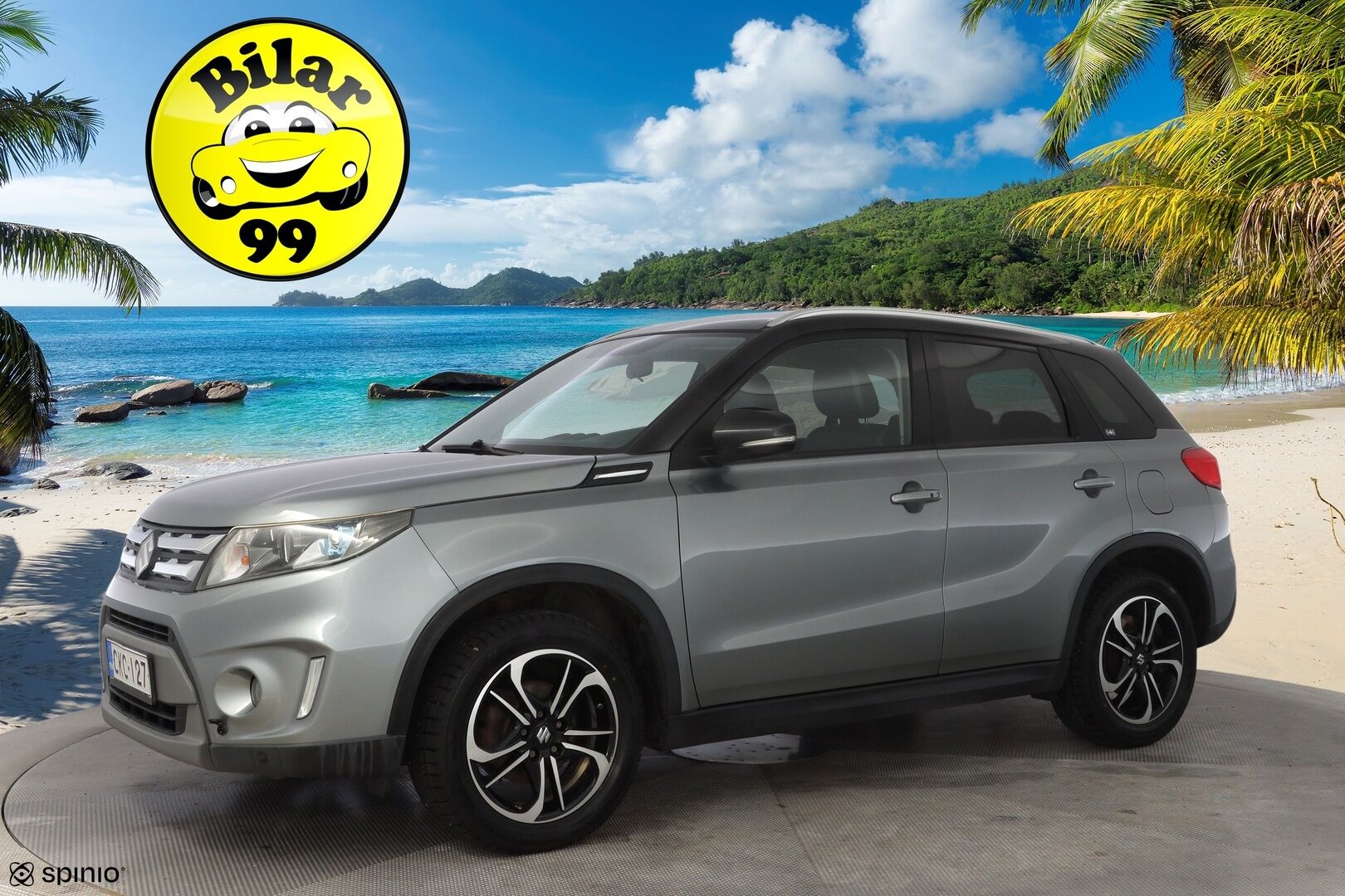 Suzuki Vitara 2015 1,6 VVT 4WD GLX 5MT *ACC / Koukku / Kamera / KeylessGo / Tutkat* - Kahdet renkaat OEM alumiinivantein / Särmät huollot / 92tkm kohdalla viimeisin huolto