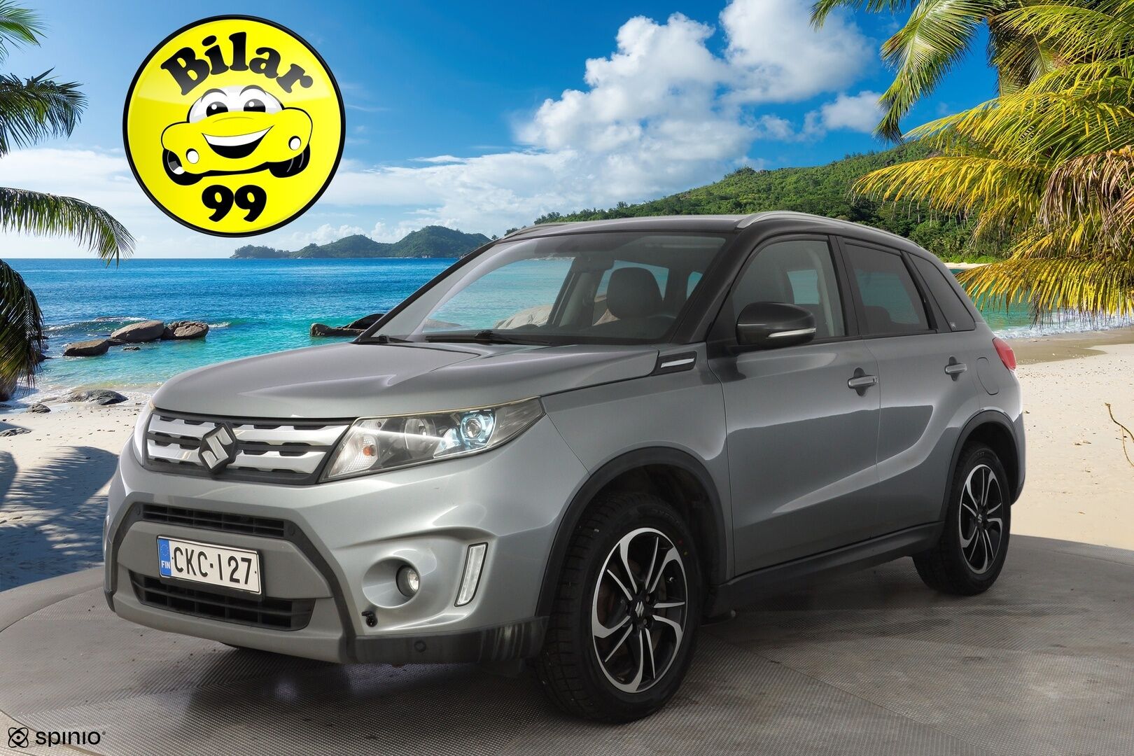 Suzuki Vitara 2015 1,6 VVT 4WD GLX 5MT *ACC / Koukku / Kamera / KeylessGo / Tutkat* - Kahdet renkaat OEM alumiinivantein / Särmät huollot / 92tkm kohdalla viimeisin huolto