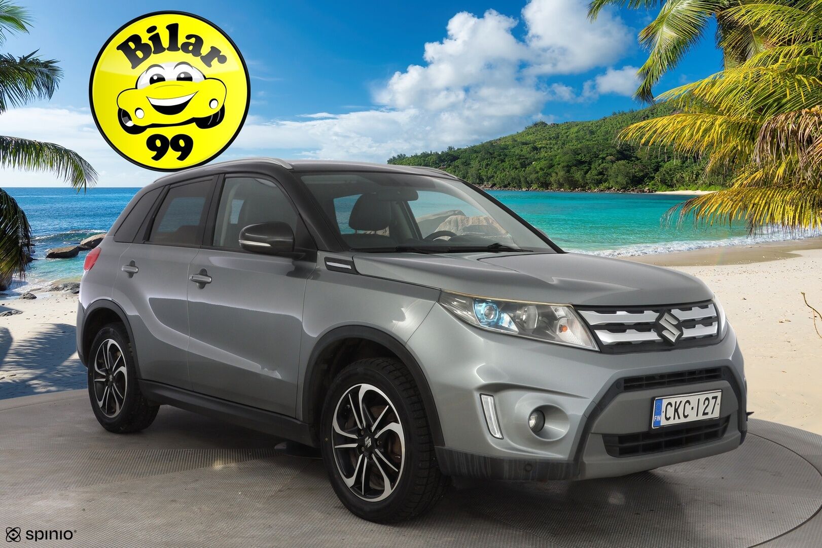 Suzuki Vitara 2015 1,6 VVT 4WD GLX 5MT *ACC / Koukku / Kamera / KeylessGo / Tutkat* - Kahdet renkaat OEM alumiinivantein / Särmät huollot / 92tkm kohdalla viimeisin huolto