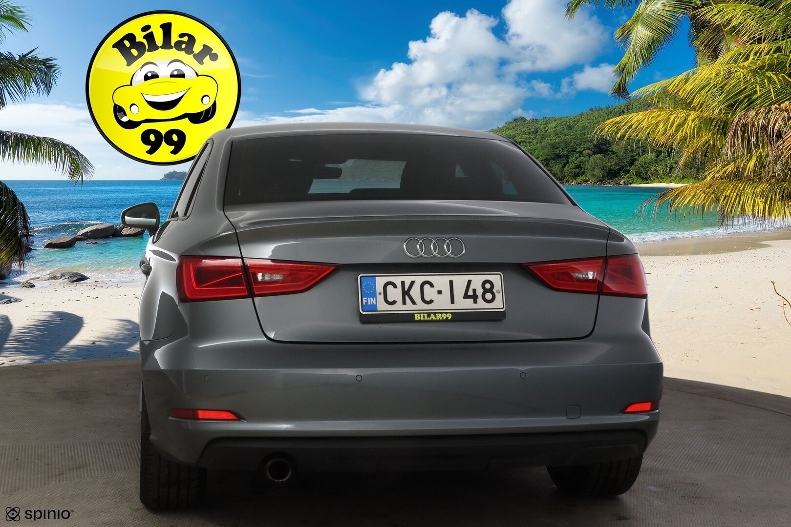 Audi A3 2016 Sedan Business Sport 1,6 TDI 81 kW S tronic * Bang & Olufsen / Flat-bottom ratti / Vakionopeuden säädin / P-tutkat * - Upealla Grafiitin harmaalla värillä!