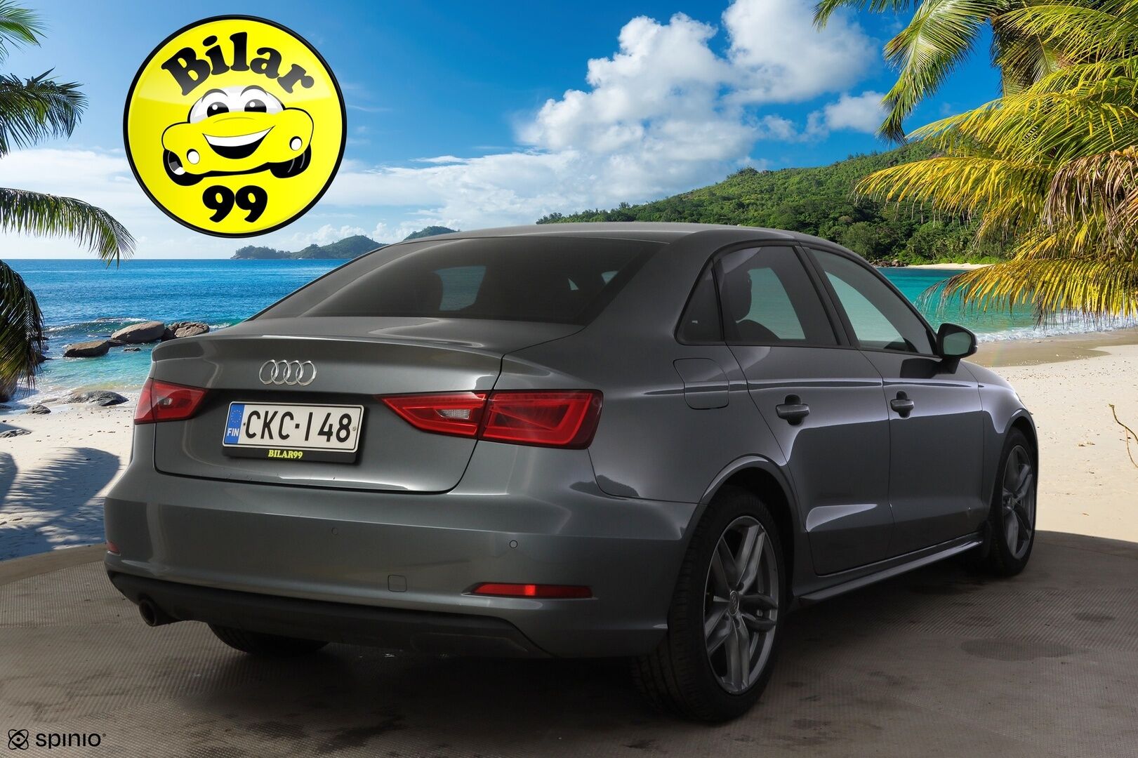 Audi A3 2016 Sedan Business Sport 1,6 TDI 81 kW S tronic * Bang & Olufsen / Flat-bottom ratti / Vakionopeuden säädin / P-tutkat * - Upealla Grafiitin harmaalla värillä!