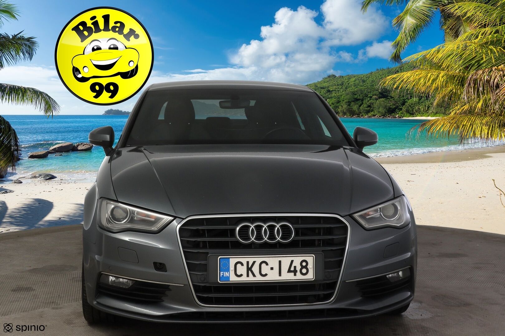 Audi A3 2016 Sedan Business Sport 1,6 TDI 81 kW S tronic * Bang & Olufsen / Flat-bottom ratti / Vakionopeuden säädin / P-tutkat * - Upealla Grafiitin harmaalla värillä!