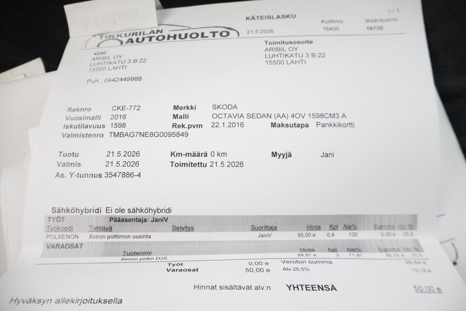 Skoda Octavia 2016 1,6 TDI Style DSG Autom. - * YritysOutlet - tämä auto myydään vain yrityksille *
