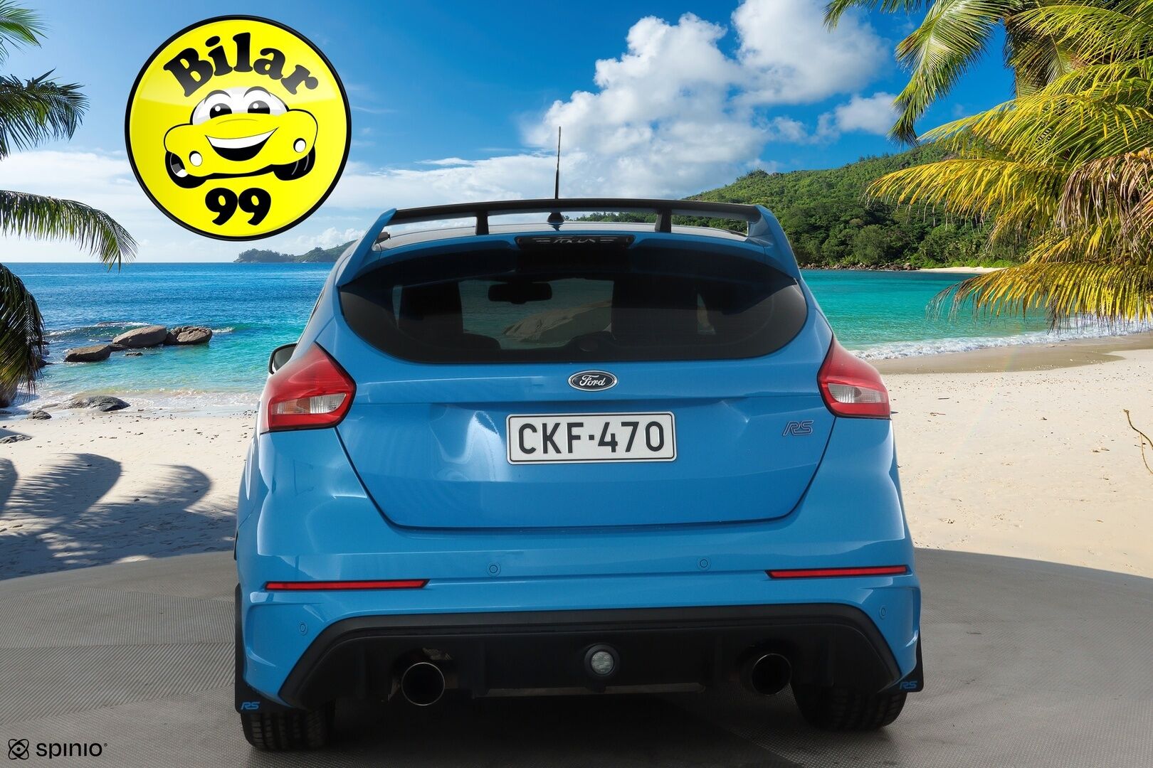 Ford Focus 2016 2,3 EcoBoost 350 hv start/stop M6 RS * Lohkolämmitin / Xenon / P.tutka / Vakkari / Launch Control / Bluetooth * - Suomi-auto / Kahdet renkaat / Merkkihuollettu!