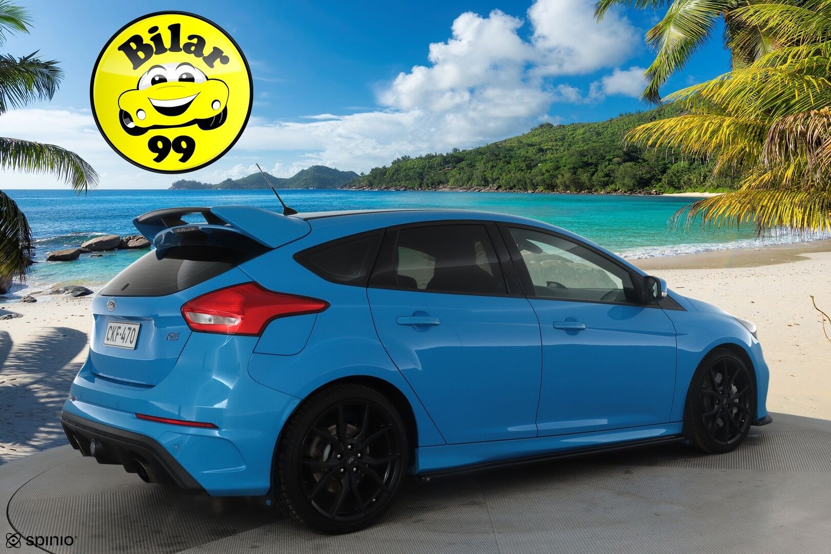 Ford Focus 2016 2,3 EcoBoost 350 hv start/stop M6 RS * Lohkolämmitin / Xenon / P.tutka / Vakkari / Launch Control / Bluetooth * - Suomi-auto / Kahdet renkaat / Merkkihuollettu!