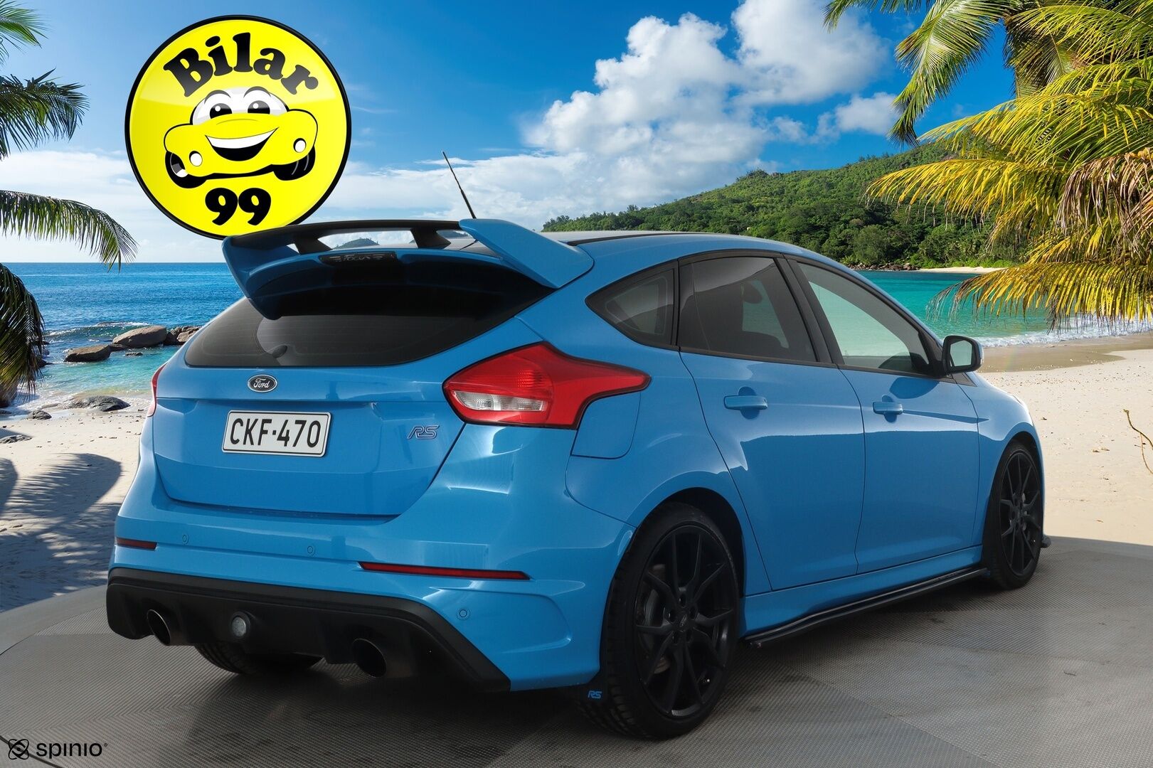 Ford Focus 2016 2,3 EcoBoost 350 hv start/stop M6 RS * Lohkolämmitin / Xenon / P.tutka / Vakkari / Launch Control / Bluetooth * - Suomi-auto / Kahdet renkaat / Merkkihuollettu!