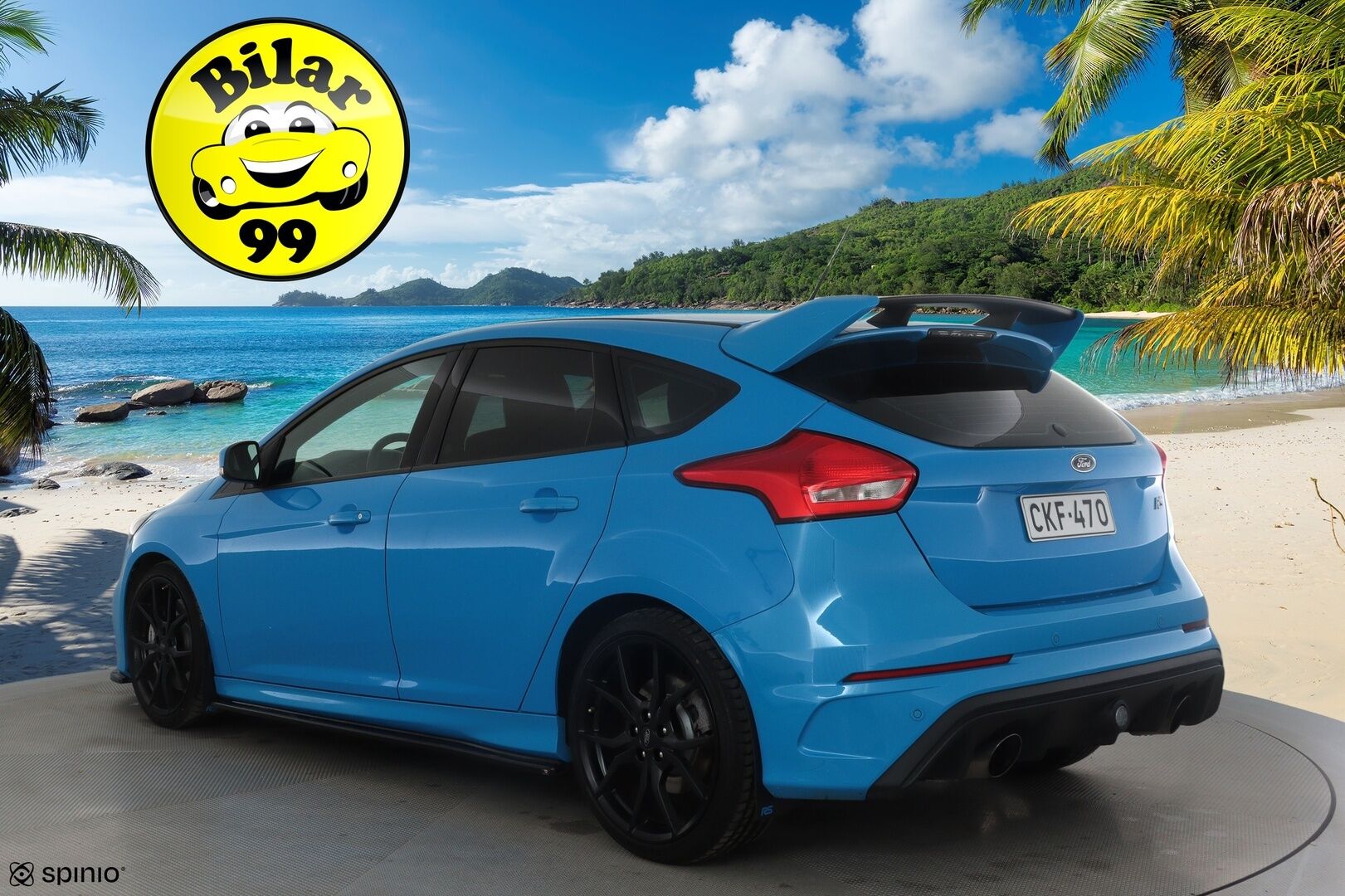 Ford Focus 2016 2,3 EcoBoost 350 hv start/stop M6 RS * Lohkolämmitin / Xenon / P.tutka / Vakkari / Launch Control / Bluetooth * - Suomi-auto / Kahdet renkaat / Merkkihuollettu!