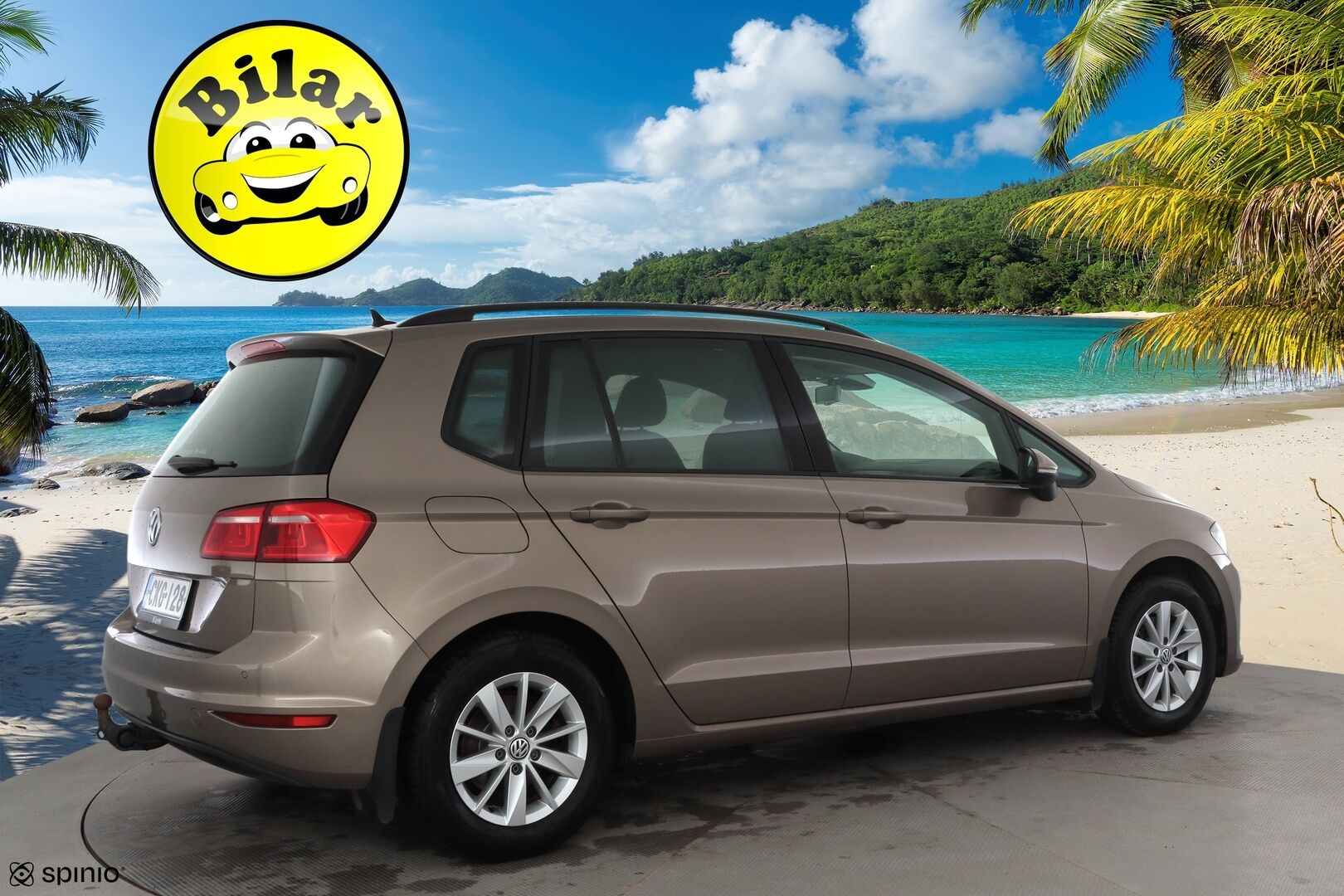 Volkswagen Golf Sportsvan 2016 Comfortline 1,4 TSI 92 kW (125 hv) DSG-automaatti - | ACC | Webasto | Koukku | P.kamera | ergoActive | Xenon | Keyless | Lane Assist | Apple & Android | Lämm. ratti | 2x renkaat aluin | Huoltokirja | - KORKO VAIN 3,99 %
