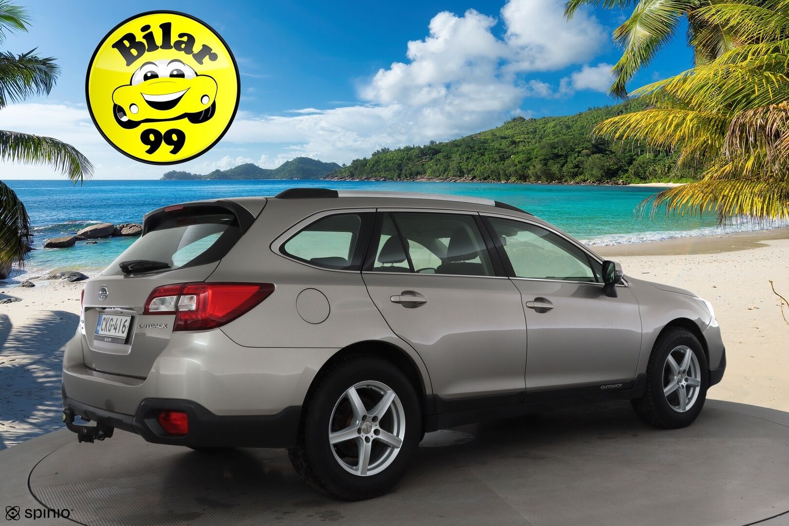 Subaru Outback 2016 2,5i Base CVT * ACC / P.kamera / Lohkolämmitin / Koukku / Sähköpenkki * - Suomi-auto / Kahdet renkaat aluvanteilla / Juuri katsastettu - Osta nyt, maksa vasta ensi vuonna