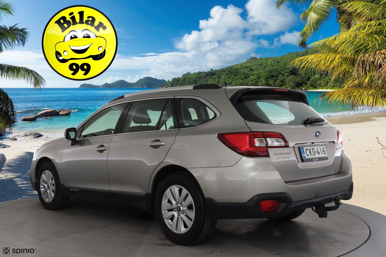 Subaru Outback 2016 2,5i Base CVT * ACC / P.kamera / Lohkolämmitin / Koukku / Sähköpenkki * - Suomi-auto / Kahdet renkaat aluvanteilla / Juuri katsastettu - Osta nyt, maksa vasta ensi vuonna