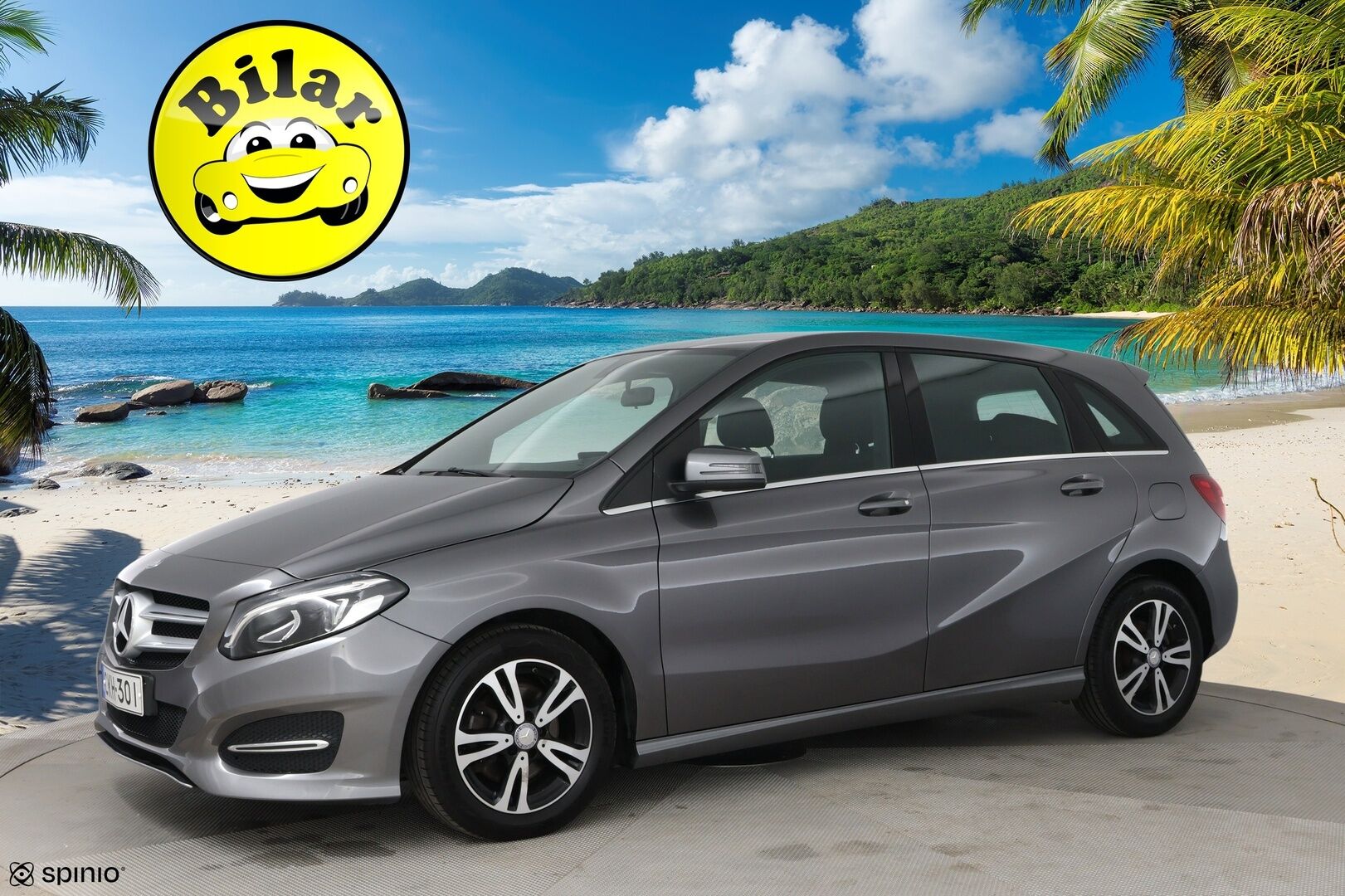 Mercedes-Benz B 2017 180 A Premium Business - | LED High Perf. | P-Kamera | Suomi-Auto | Apple&Android | Lohko + sis. |