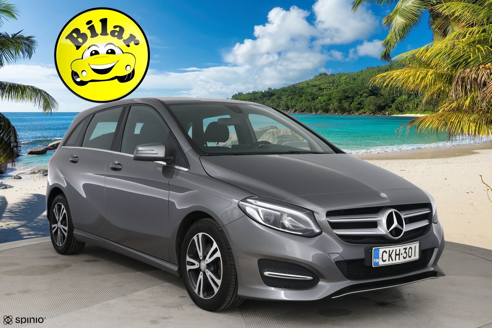Mercedes-Benz B 2017 180 A Premium Business - | LED High Perf. | P-Kamera | Suomi-Auto | Apple&Android | Lohko + sis. |