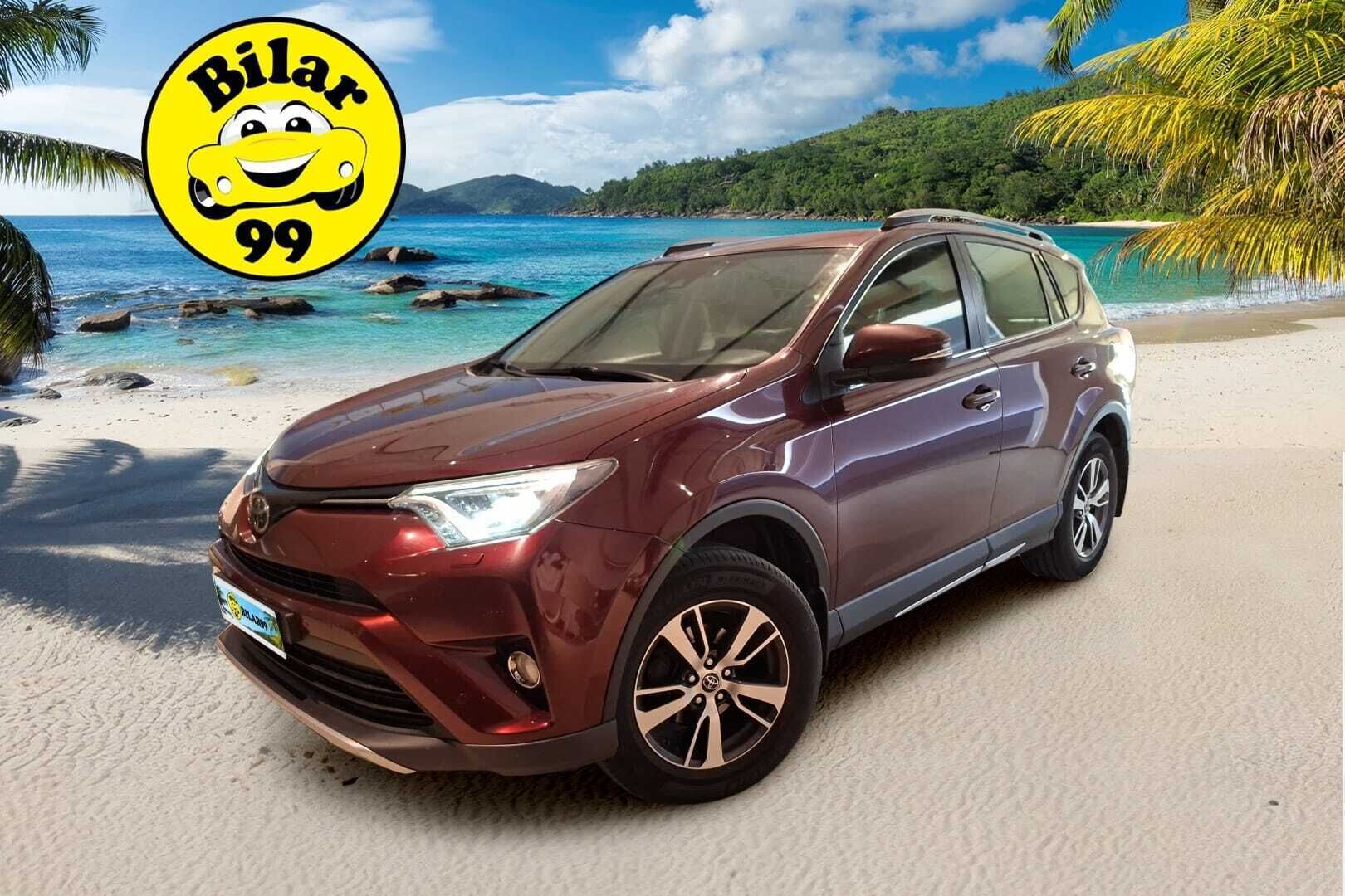 Toyota RAV4 2016 2,0 D-4D FWD Active - | 1.OM Suomi-auto | ACC | Webasto | Ylläpitolaturi | Koukku | Merkkihuollettu | 2x Hyvät renkaat Toyotan aluilla | P.kamera | Lämm. Ratti | 