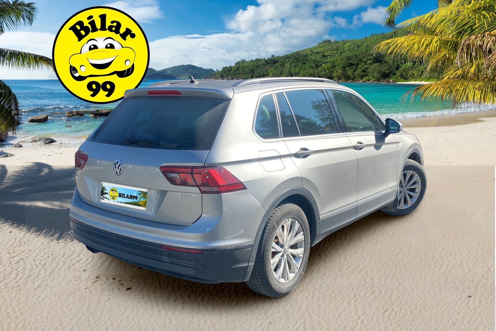 Volkswagen Tiguan 2017 Comfortline 2,0 TDI SCR 110 kW (150 hv) DSG-automaatti - | Suomi-auto | Webasto | Adapt. Vakkari | Vetokoukku | Keylessgo | LED-Valot | Kahdet renkaat vanteilla | 