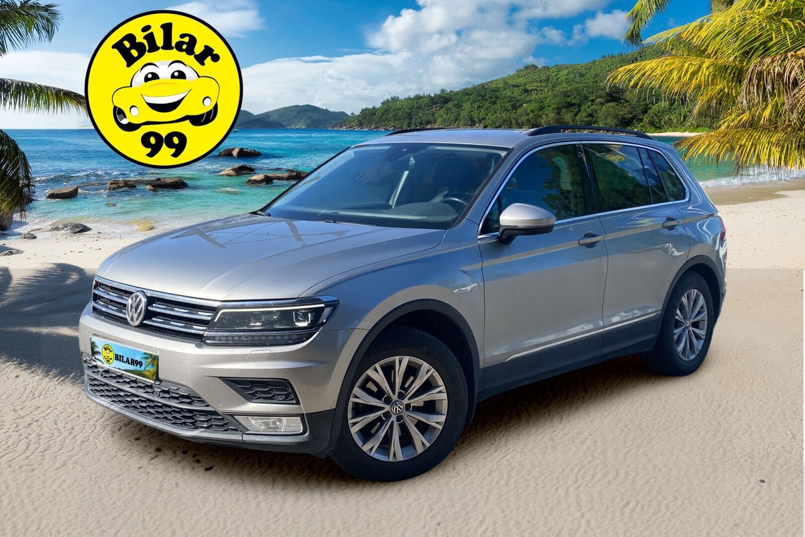 Volkswagen Tiguan 2017 Comfortline 2,0 TDI SCR 110 kW (150 hv) DSG-automaatti - | Suomi-auto | Webasto | Adapt. Vakkari | Vetokoukku | Keylessgo | LED-Valot | Kahdet renkaat vanteilla | 