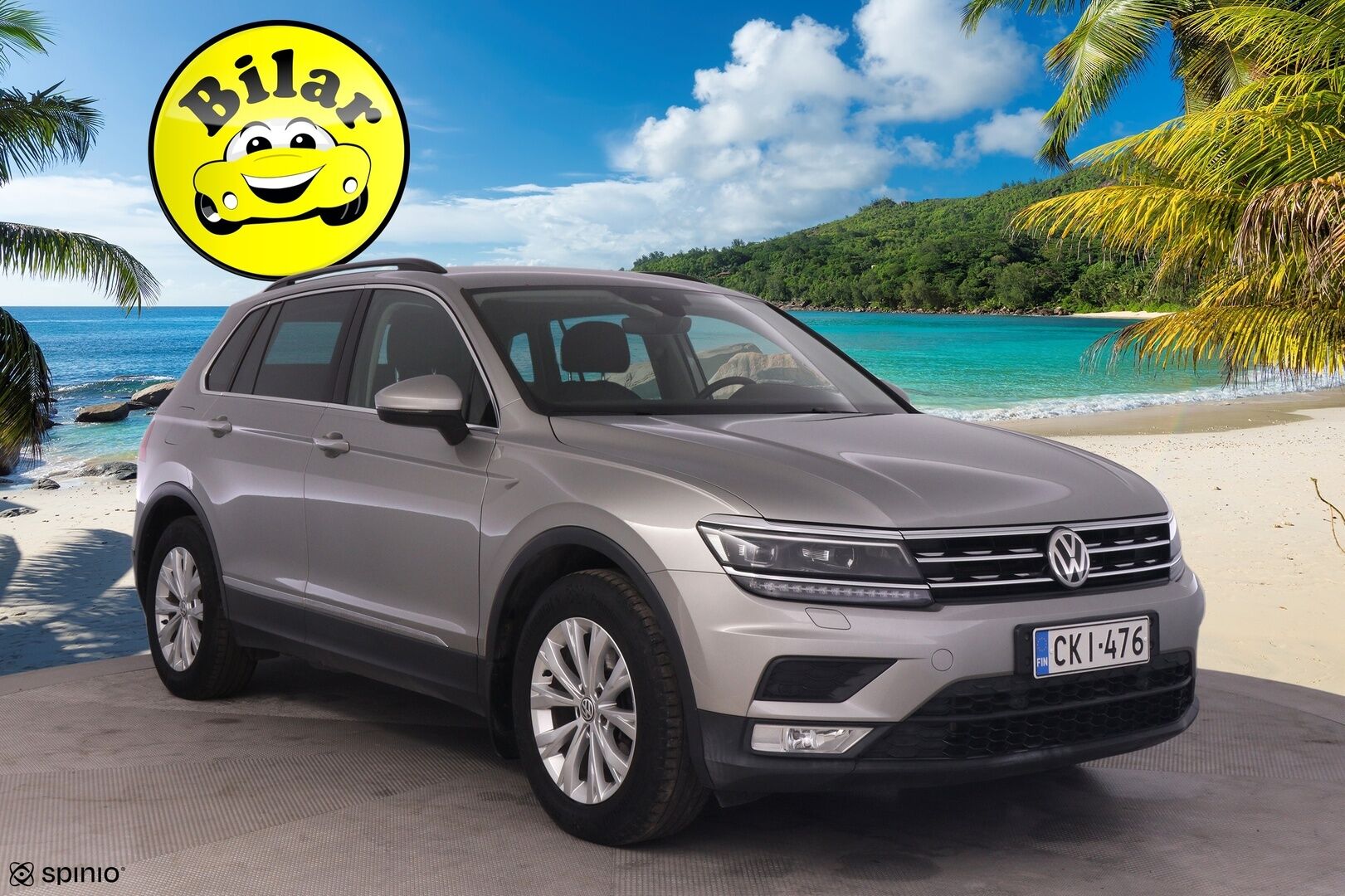 Volkswagen Tiguan 2017 Comfortline 2,0 TDI SCR 110 kW (150 hv) DSG-automaatti - | Suomi-auto | Webasto | Adapt. Vakkari | Vetokoukku | Keylessgo | LED-Valot | Kahdet renkaat vanteilla | 