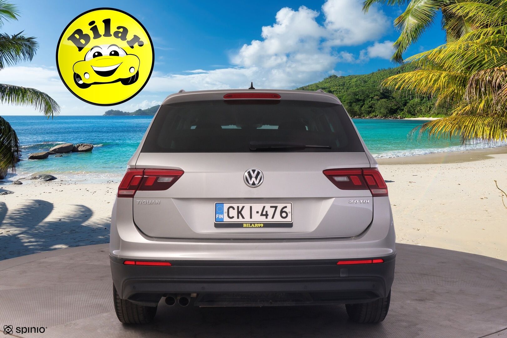 Volkswagen Tiguan 2017 Comfortline 2,0 TDI SCR 110 kW (150 hv) DSG-automaatti - | Suomi-auto | Webasto | Adapt. Vakkari | Vetokoukku | Keylessgo | LED-Valot | Kahdet renkaat vanteilla | 
