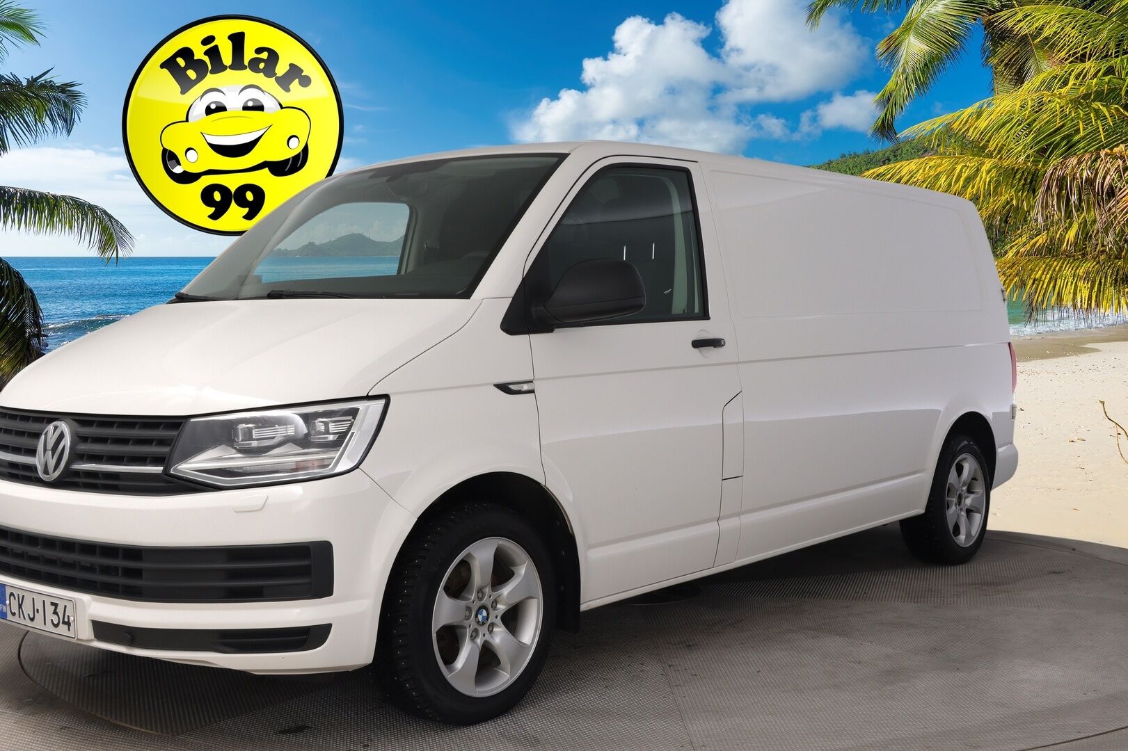 Volkswagen Transporter 2017 umpipakettiauto pitkä 2,0 TDI 110 kW 3200kg *Webasto / Koukku / Navi / P*kamera / Äänieristetty* - *AppleCarplay / Pariovet / Lohko / Invertteri / 3x renkaat&vanteet!*