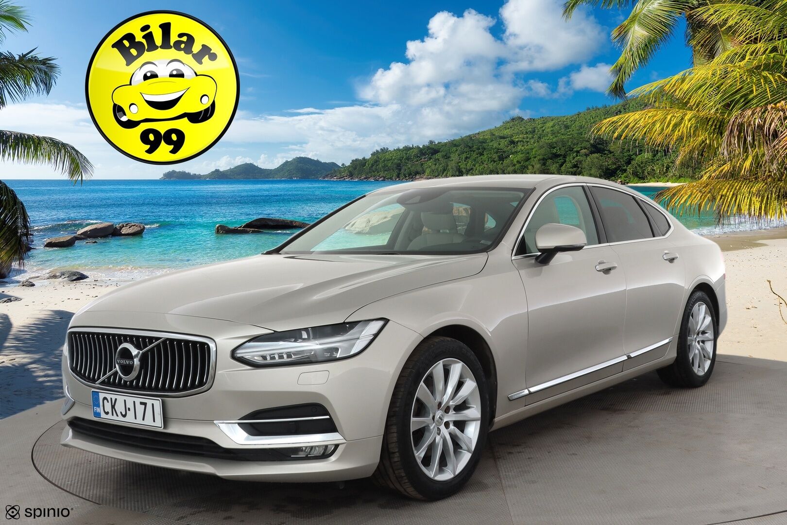 Volvo S90 2017 D4 Inscription aut * Pilot assist / LED / Webasto / Muistipenkit / Sporttinahat / P.tutka * - Suomi-auto / Kahdet renkaat aluvanteilla