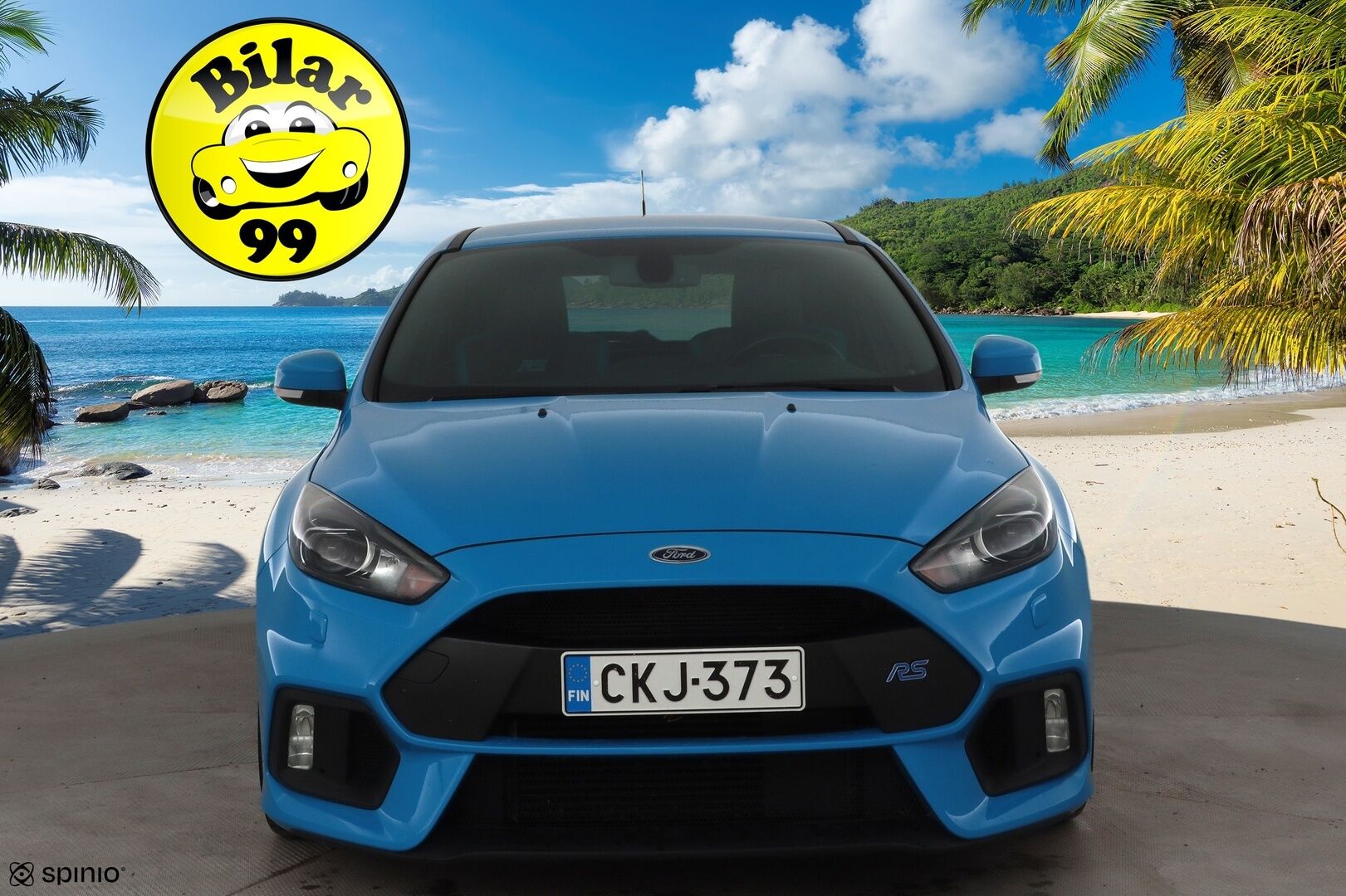 Ford Focus 2017 2,3 EcoBoost 350 hv start/stop M6 RS 5-ovinen * Vakkari / Xenon / Sporttipenkit / P.kamera / Sony* - Kahdet renkaat / Suomi-auto