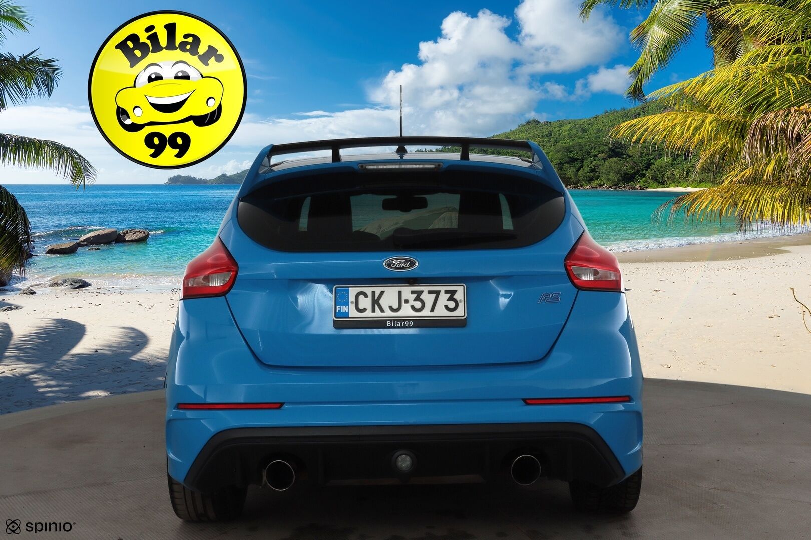 Ford Focus 2017 2,3 EcoBoost 350 hv start/stop M6 RS 5-ovinen * Vakkari / Xenon / Sporttipenkit / P.kamera / Sony* - Kahdet renkaat / Suomi-auto