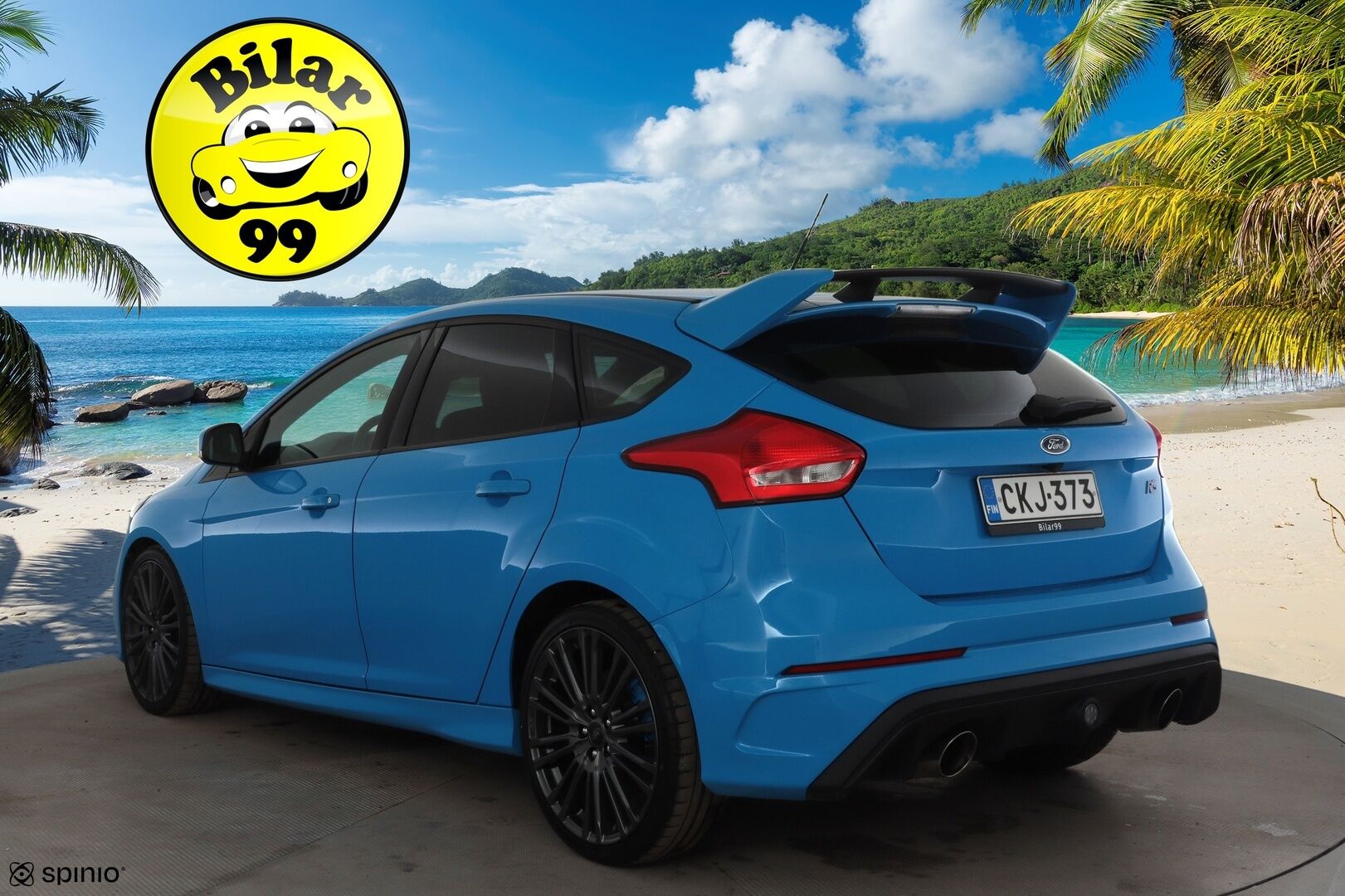 Ford Focus 2017 2,3 EcoBoost 350 hv start/stop M6 RS 5-ovinen * Vakkari / Xenon / Sporttipenkit / P.kamera / Sony* - Kahdet renkaat / Suomi-auto