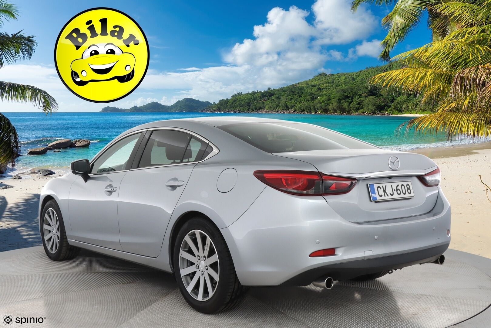 Mazda Mazda6 2017 Sedan 2,2 (175) SKYACTIV-D Luxury 6AT 4ov YG1 - ACC / HUD / BLIS / Navi / Bluetooth / P.Kamera / Adapt. LED / Nahat / Irr. Koukku / 2x Renkaat aluilla! / DPF Tehty!