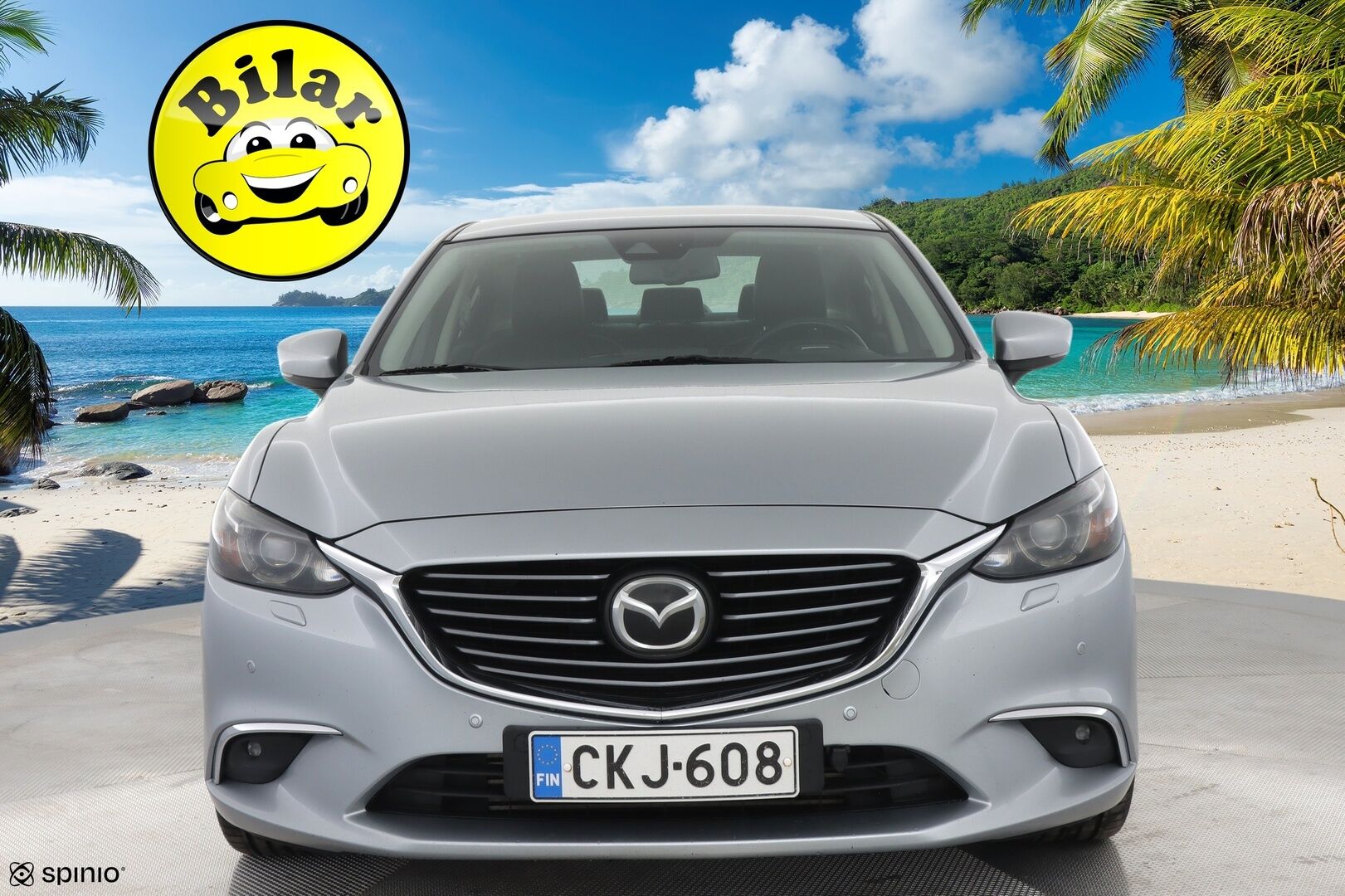 Mazda Mazda6 2017 Sedan 2,2 (175) SKYACTIV-D Luxury 6AT 4ov YG1 - ACC / HUD / BLIS / Navi / Bluetooth / P.Kamera / Adapt. LED / Nahat / Irr. Koukku / 2x Renkaat aluilla! / DPF Tehty!