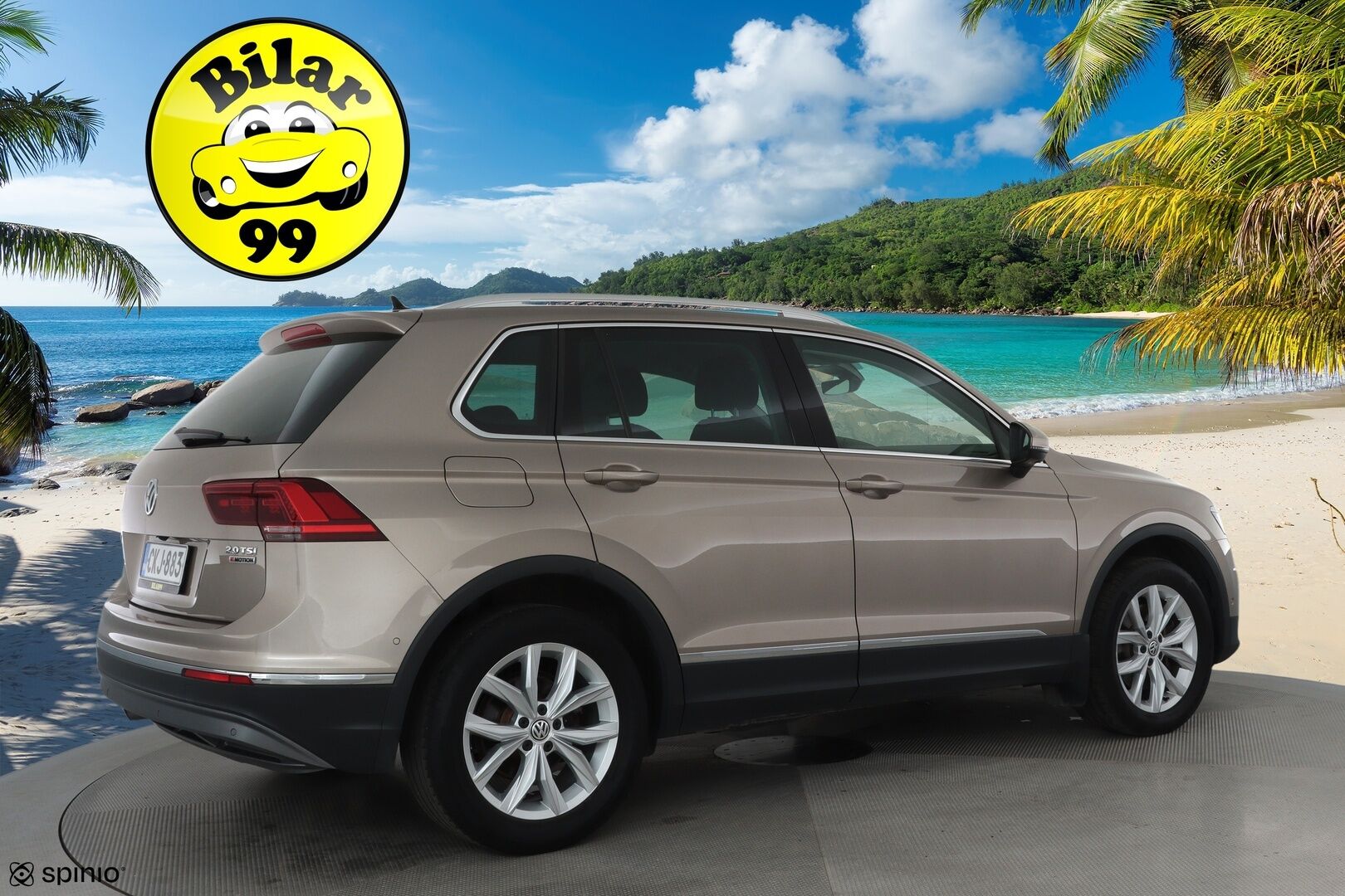 Volkswagen Tiguan 2017 Highline 2,0 TSI 132 kW 4MOTION DSG **Webasto / Adapt.Vakkari / LED-valot / 360° / Navi / Kaistavahti / KeylessGO** - Suomi-auto / Kahdet Renkaat / Merkkihuollettu!