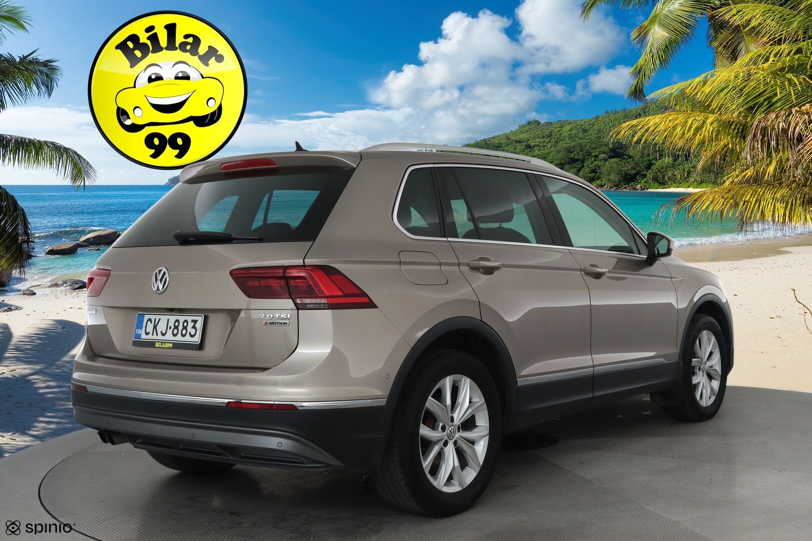 Volkswagen Tiguan 2017 Highline 2,0 TSI 132 kW 4MOTION DSG **Webasto / Adapt.Vakkari / LED-valot / 360° / Navi / Kaistavahti / KeylessGO** - Suomi-auto / Kahdet Renkaat / Merkkihuollettu!