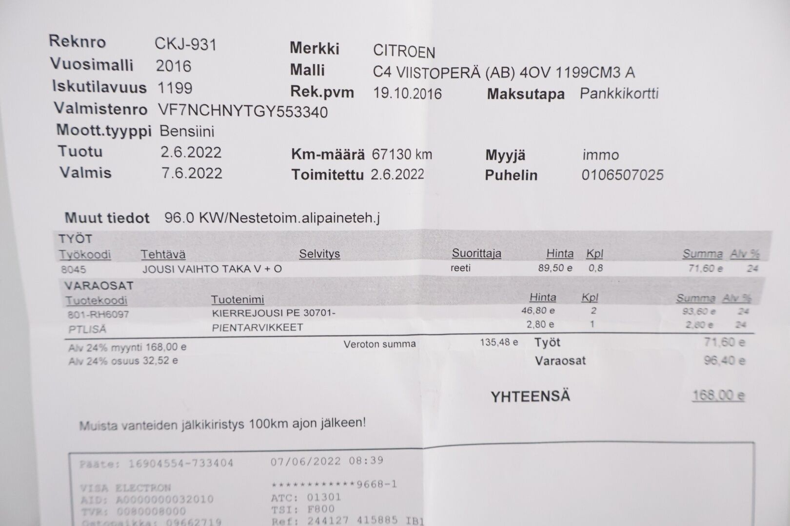 Citroen C4 2016 PureTech 130 Intensive Automaatti - *Myydään Huutokaupat.com!*