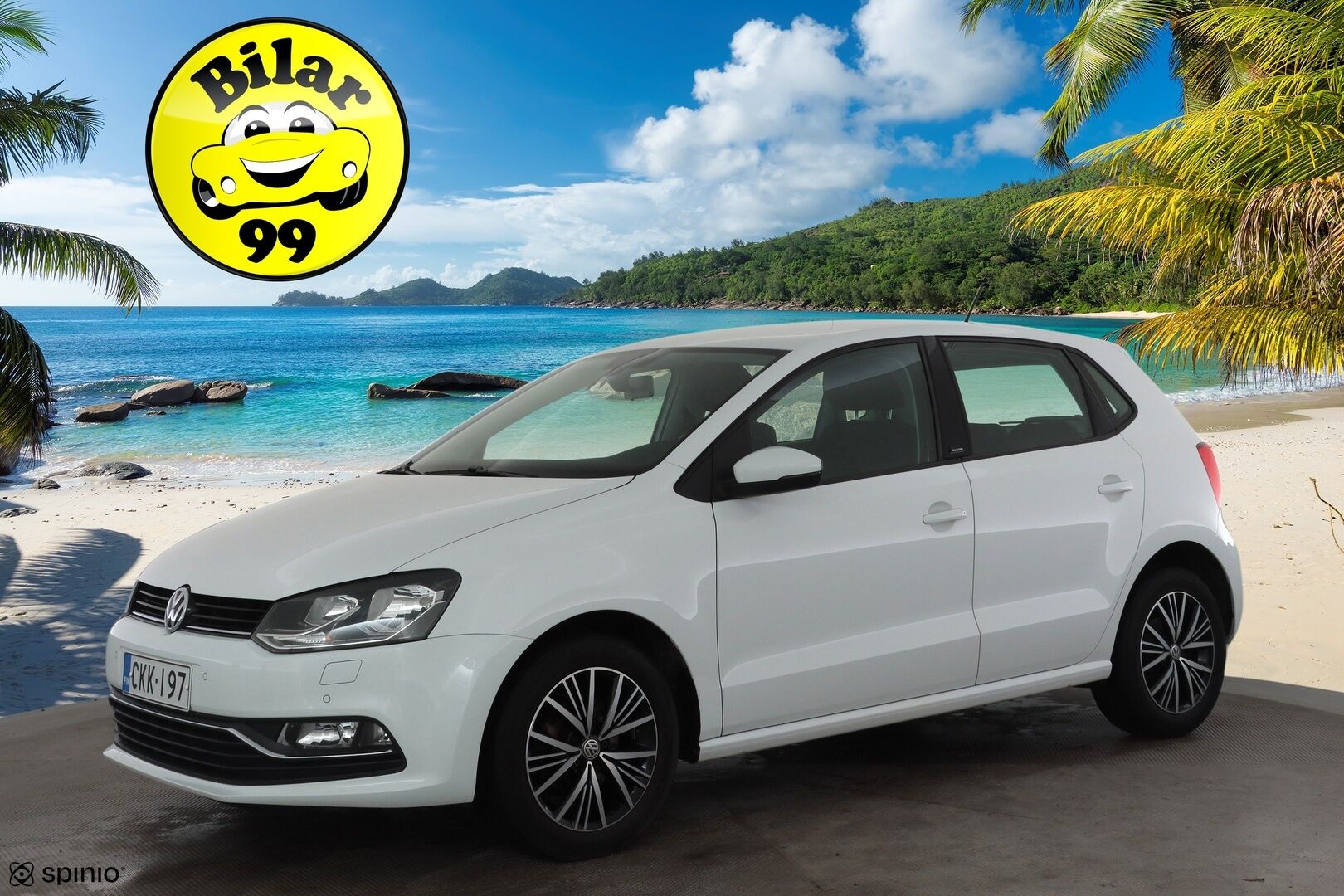 Volkswagen Polo 2017 Allstar 1,2 TSI 66 kW (90 hv) DSG-automaatti * Suomiauto / Vakkari / Peruutustutkat / Bluethooth / Ilmastointi / Kahdet Renkaat - Tulossa Tampereelle / Hiljattain huollettu!