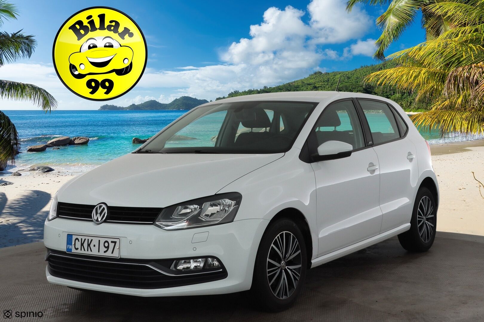 Volkswagen Polo 2017 Allstar 1,2 TSI 66 kW (90 hv) DSG-automaatti * Suomiauto / Vakkari / Peruutustutkat / Bluethooth / Ilmastointi / Kahdet Renkaat - Tulossa Tampereelle / Hiljattain huollettu!