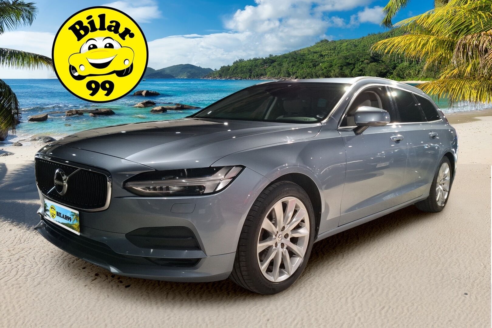 Volvo V90 2016 D5 AWD Momentum aut - | ACC | Pilot Assist | Webasto | Koukku | Tutkat | Vaalea sisusta | Suomi-auto | 2x vanteet & renkaat | Juuri tehty jakopää! |  