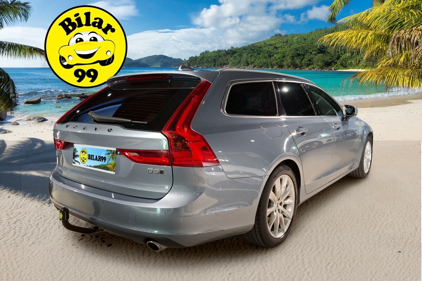 Volvo V90 2016 D5 AWD Momentum aut - | ACC | Pilot Assist | Webasto | Koukku | Tutkat | Vaalea sisusta | Suomi-auto | 2x vanteet & renkaat | Juuri tehty jakopää! |  