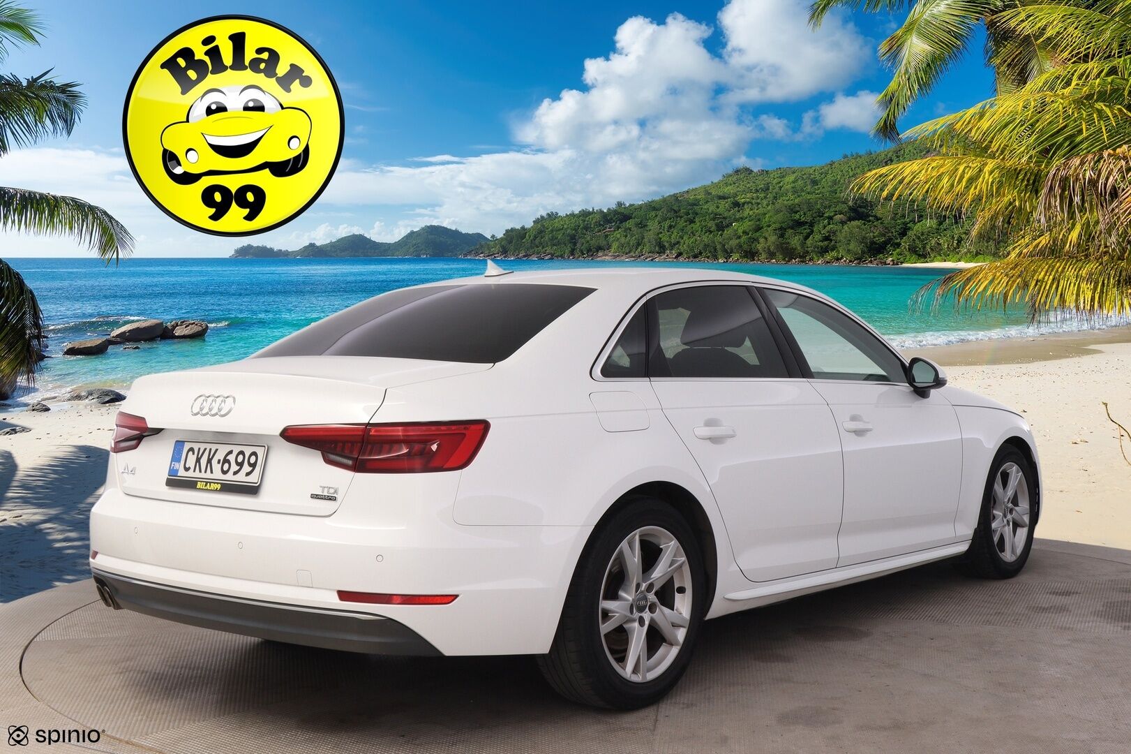 Audi A4 2017 Sedan First Edition Business Sport 2,0 TDI 140 kW quattro S tronic **Sporttipenkit / LED / P.tutkat / Vakkari** - 1.Om Suomi-auto / Kahdet renkaat aluvanteilla / Merkkihuollettu